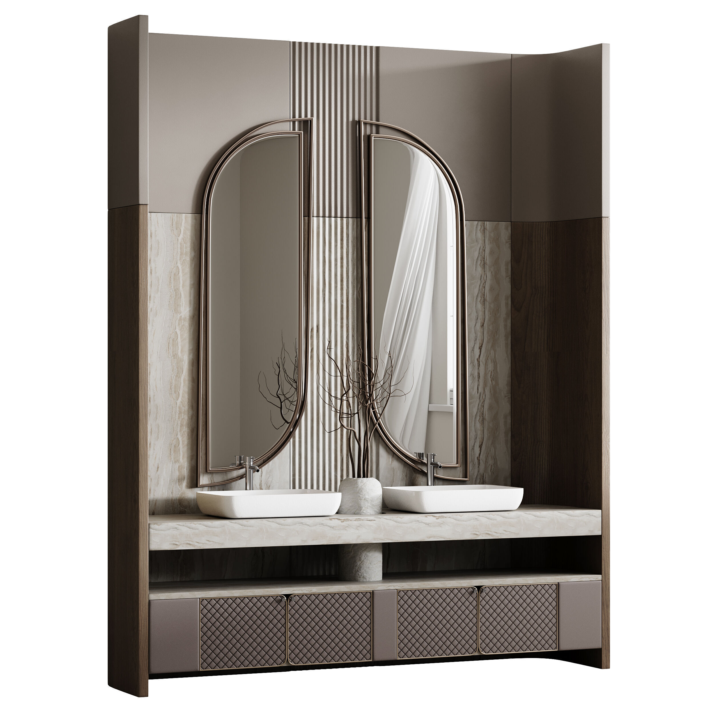 Bathroom furniture 2 3D model_1