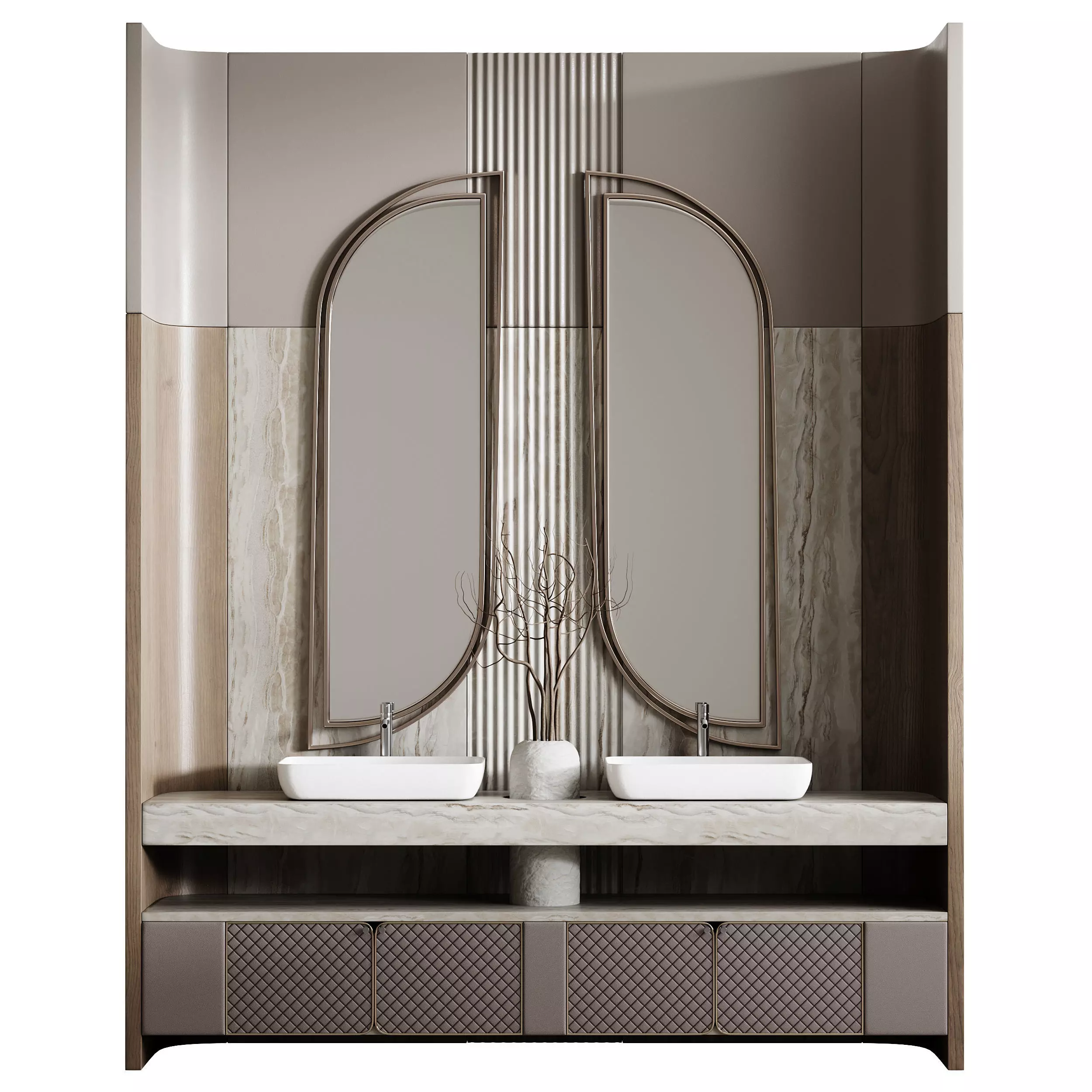 Bathroom furniture 2 3D model_0