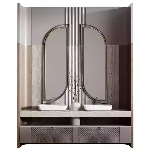 Bathroom furniture 2 3D model
