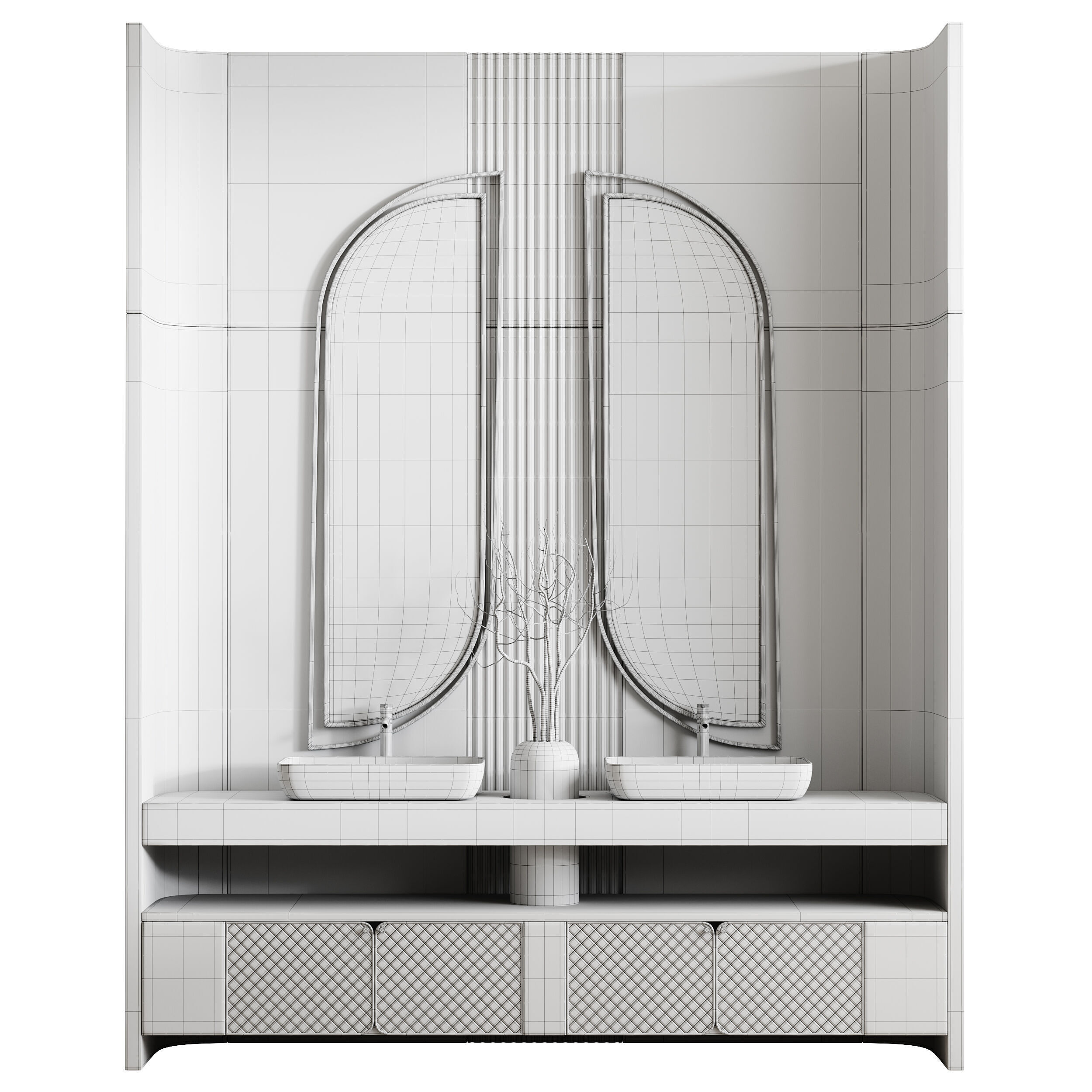 Bathroom furniture 2 3D model_13