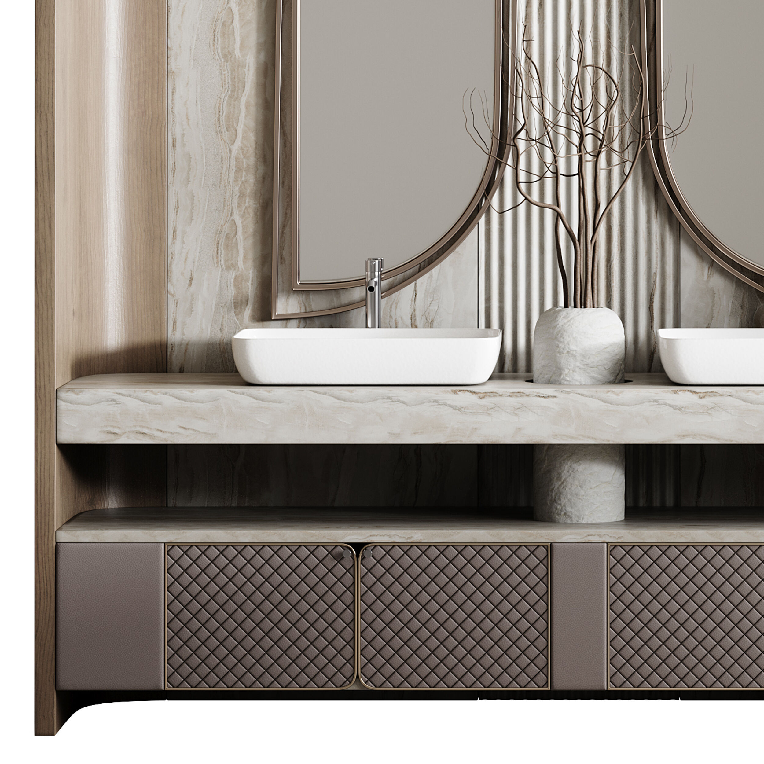 Bathroom furniture 2 3D model_9