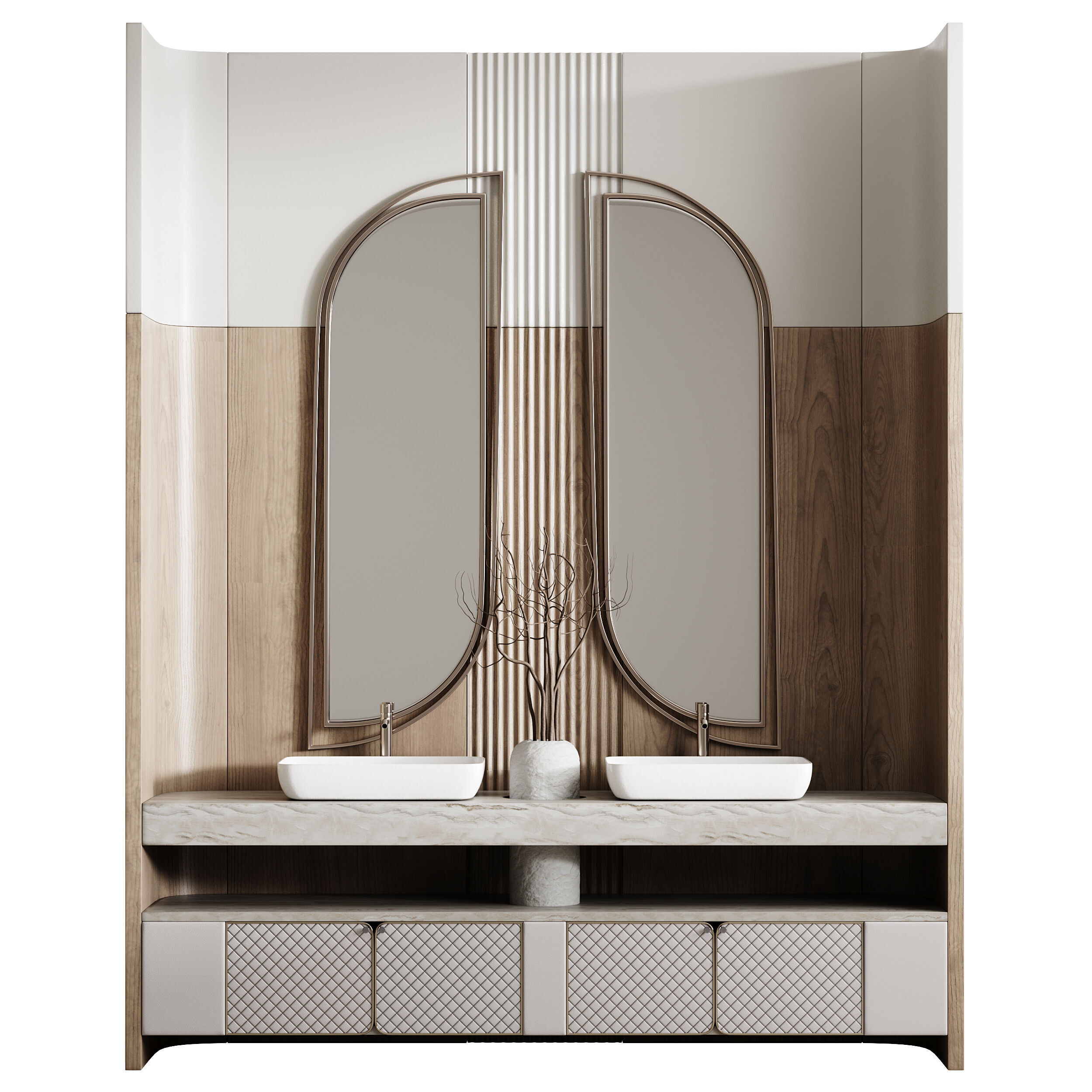 Bathroom furniture 2 3D model_2