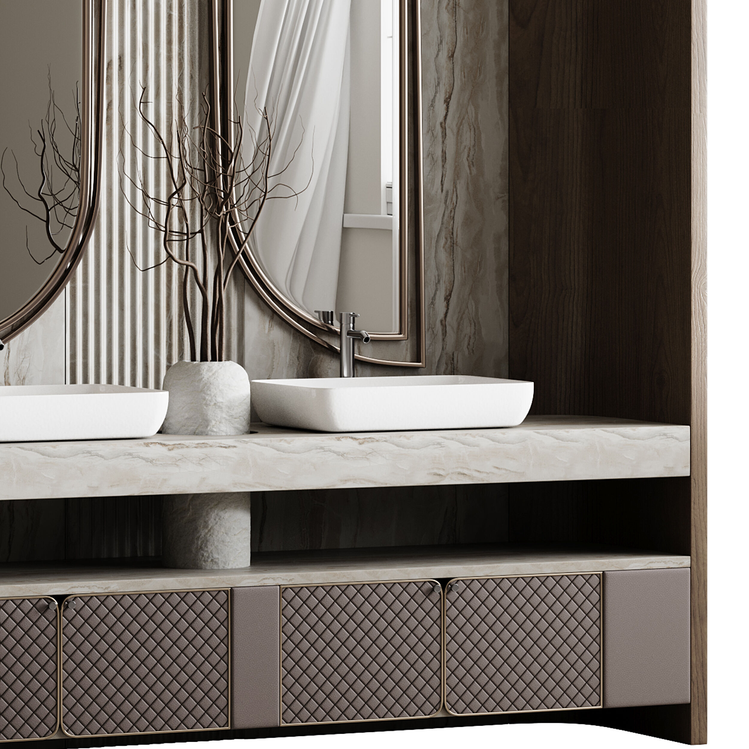 Bathroom furniture 2 3D model_12