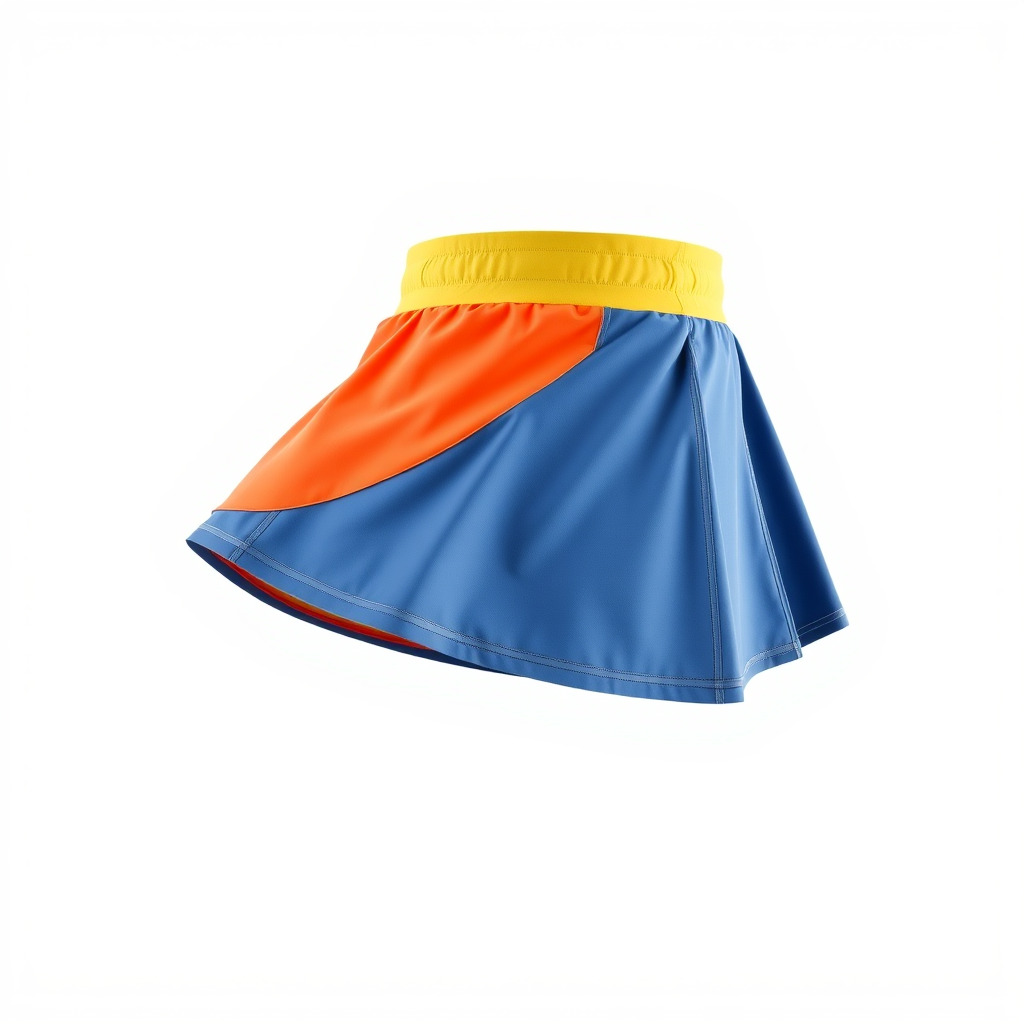 Colorful Skirt D Model Pack  Vibrant and Detailed Fashion Model Low-poly 3D model_2