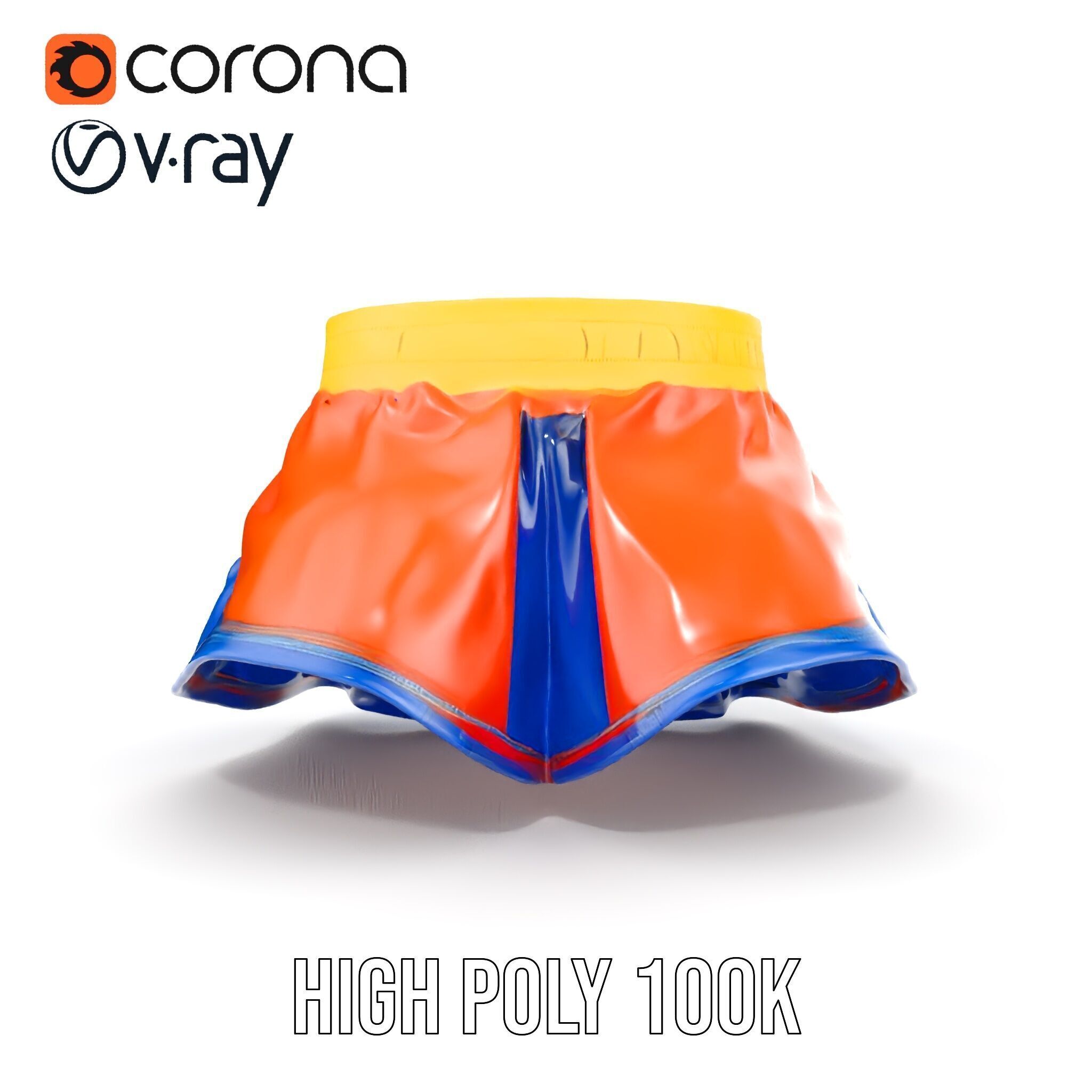 Colorful Skirt D Model Pack  Vibrant and Detailed Fashion Model Low-poly 3D model_19