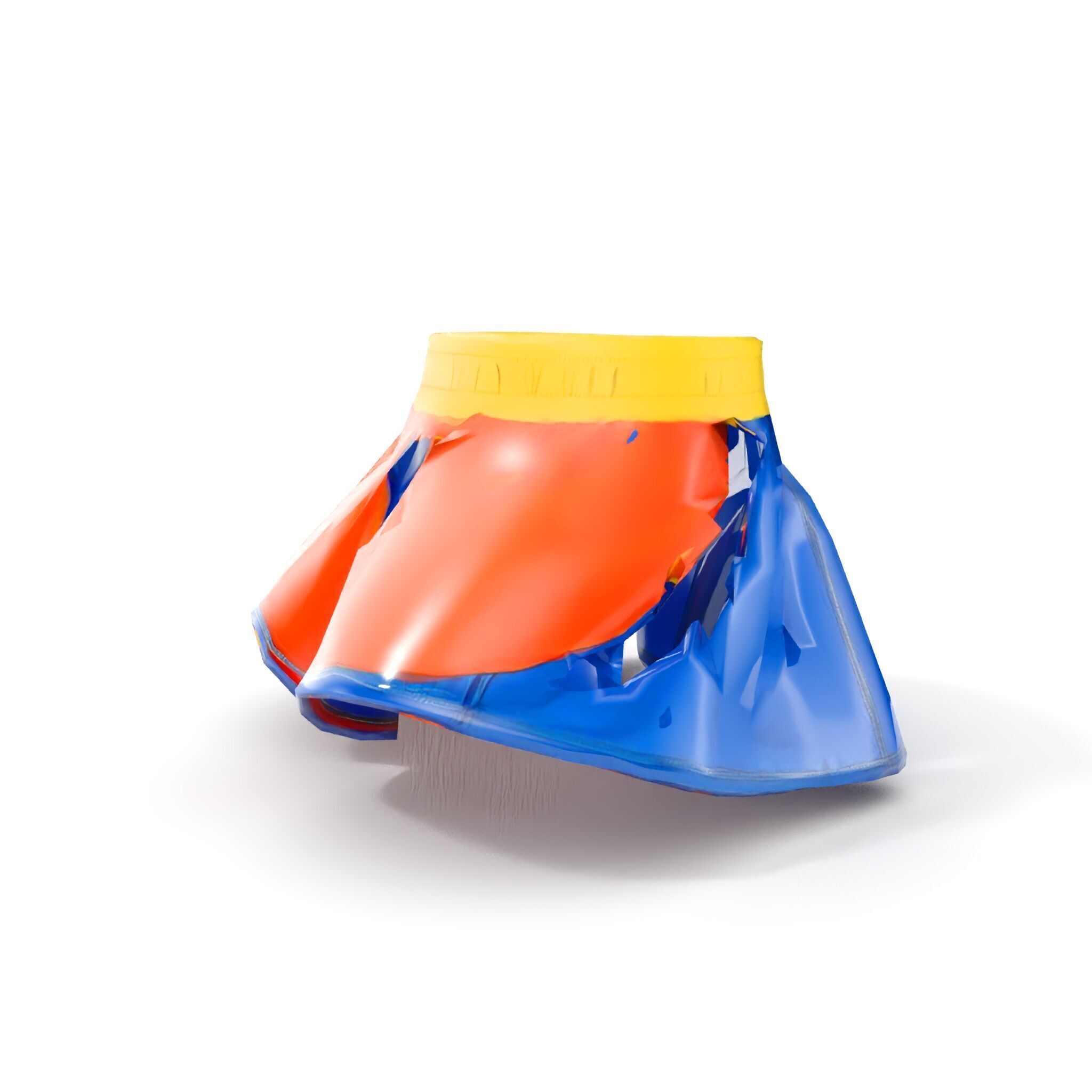 Colorful Skirt D Model Pack  Vibrant and Detailed Fashion Model Low-poly 3D model_7