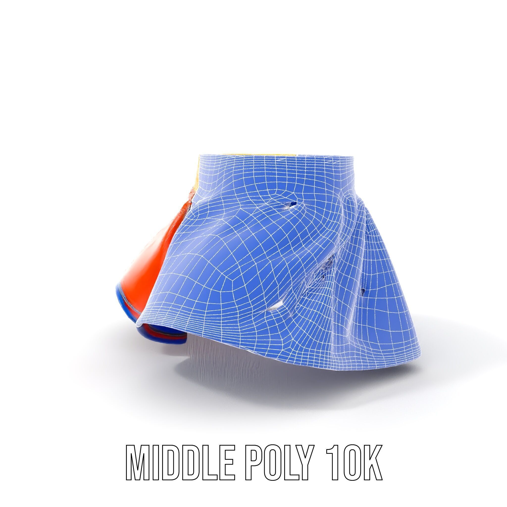 Colorful Skirt D Model Pack  Vibrant and Detailed Fashion Model Low-poly 3D model_17