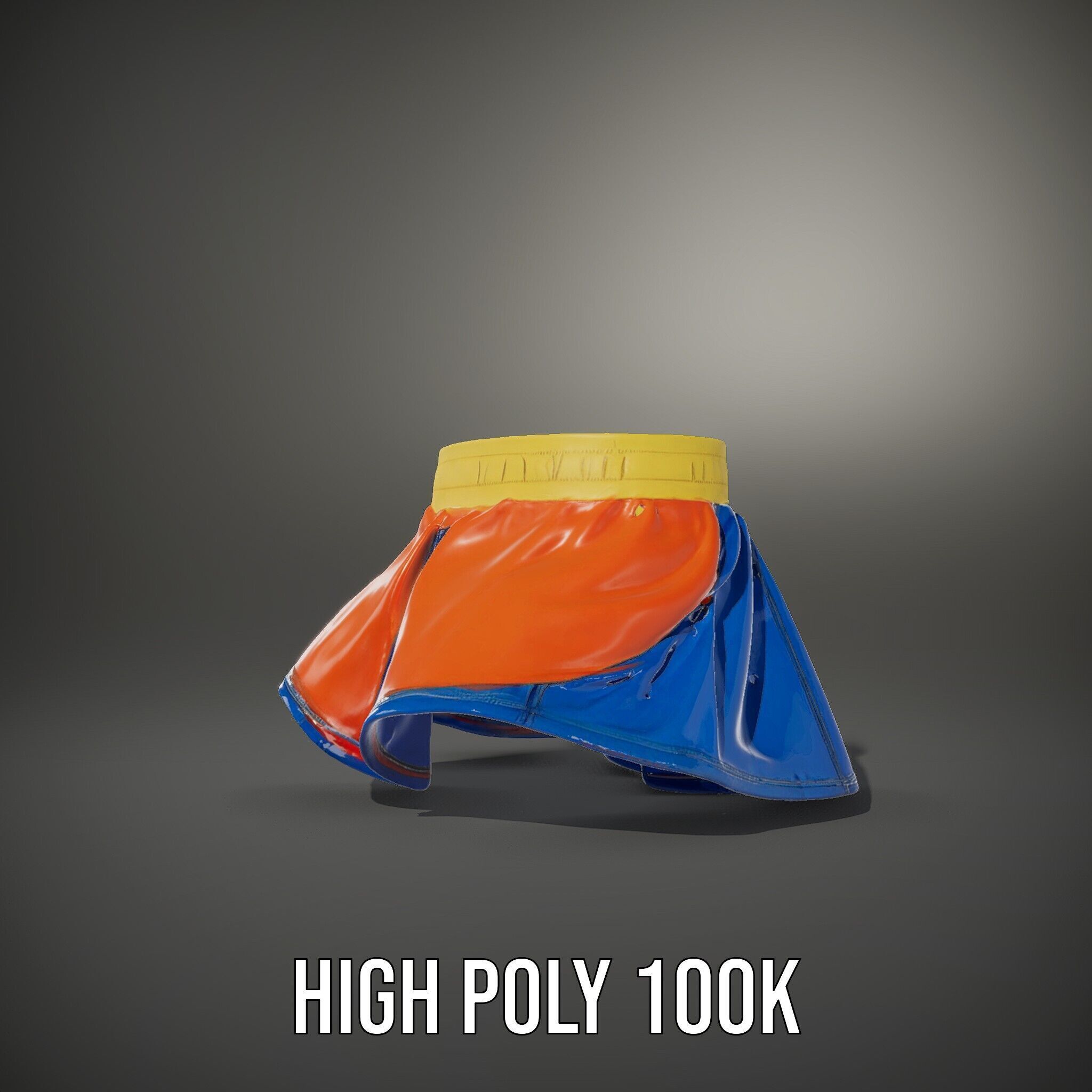 Colorful Skirt D Model Pack  Vibrant and Detailed Fashion Model Low-poly 3D model_8