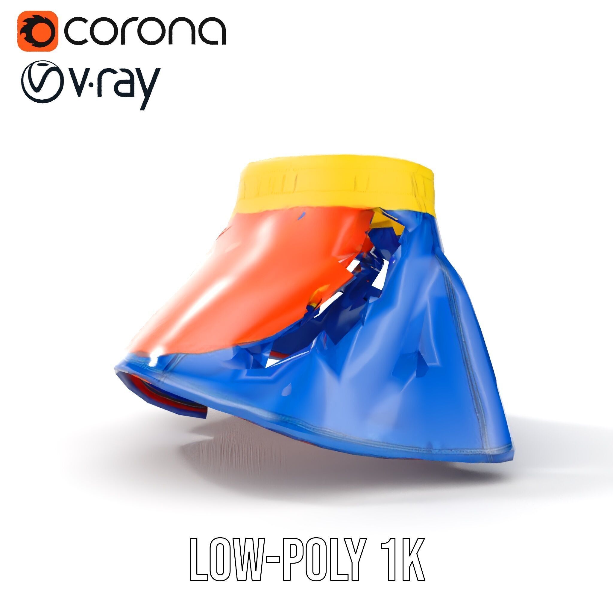 Colorful Skirt D Model Pack  Vibrant and Detailed Fashion Model Low-poly 3D model_18