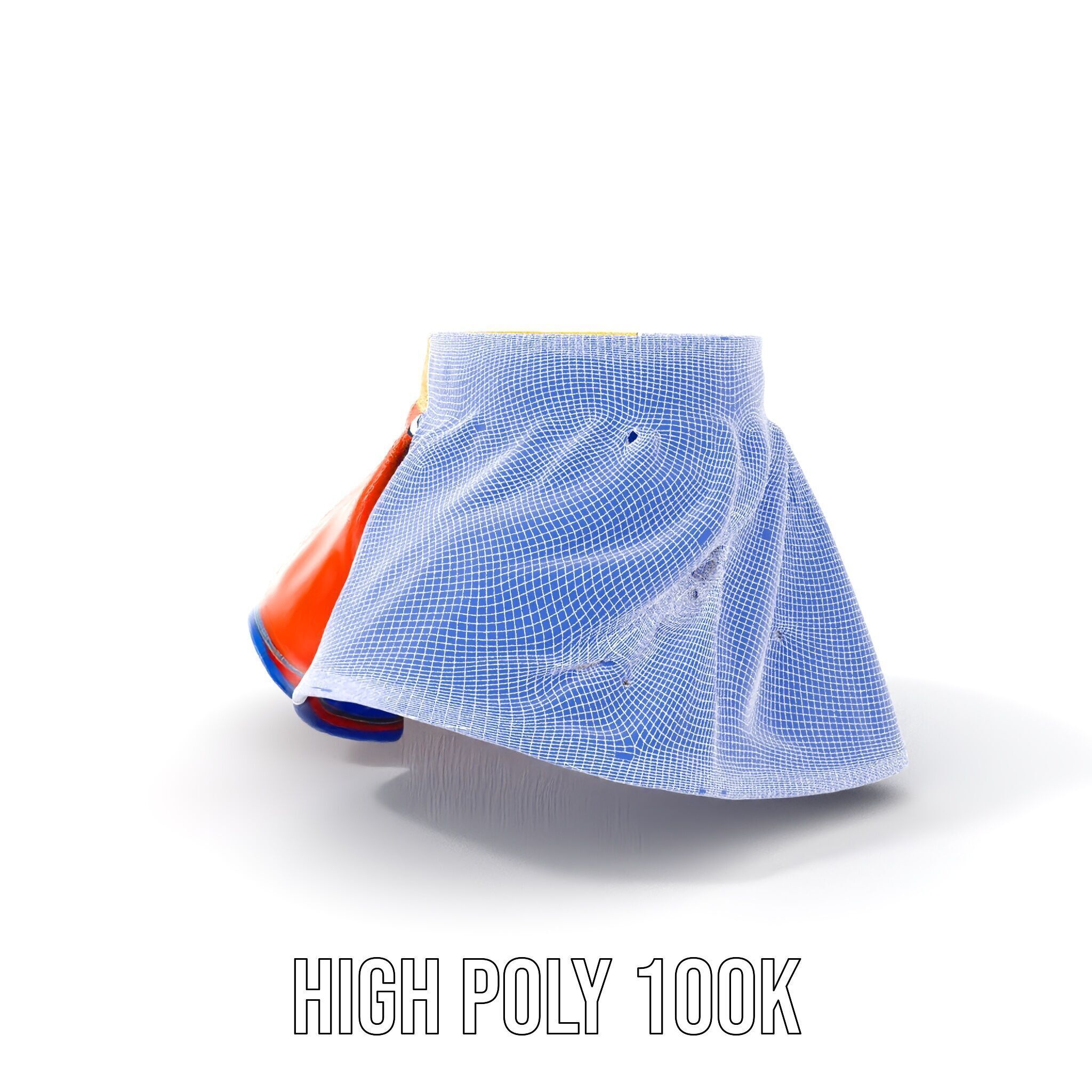 Colorful Skirt D Model Pack  Vibrant and Detailed Fashion Model Low-poly 3D model_4