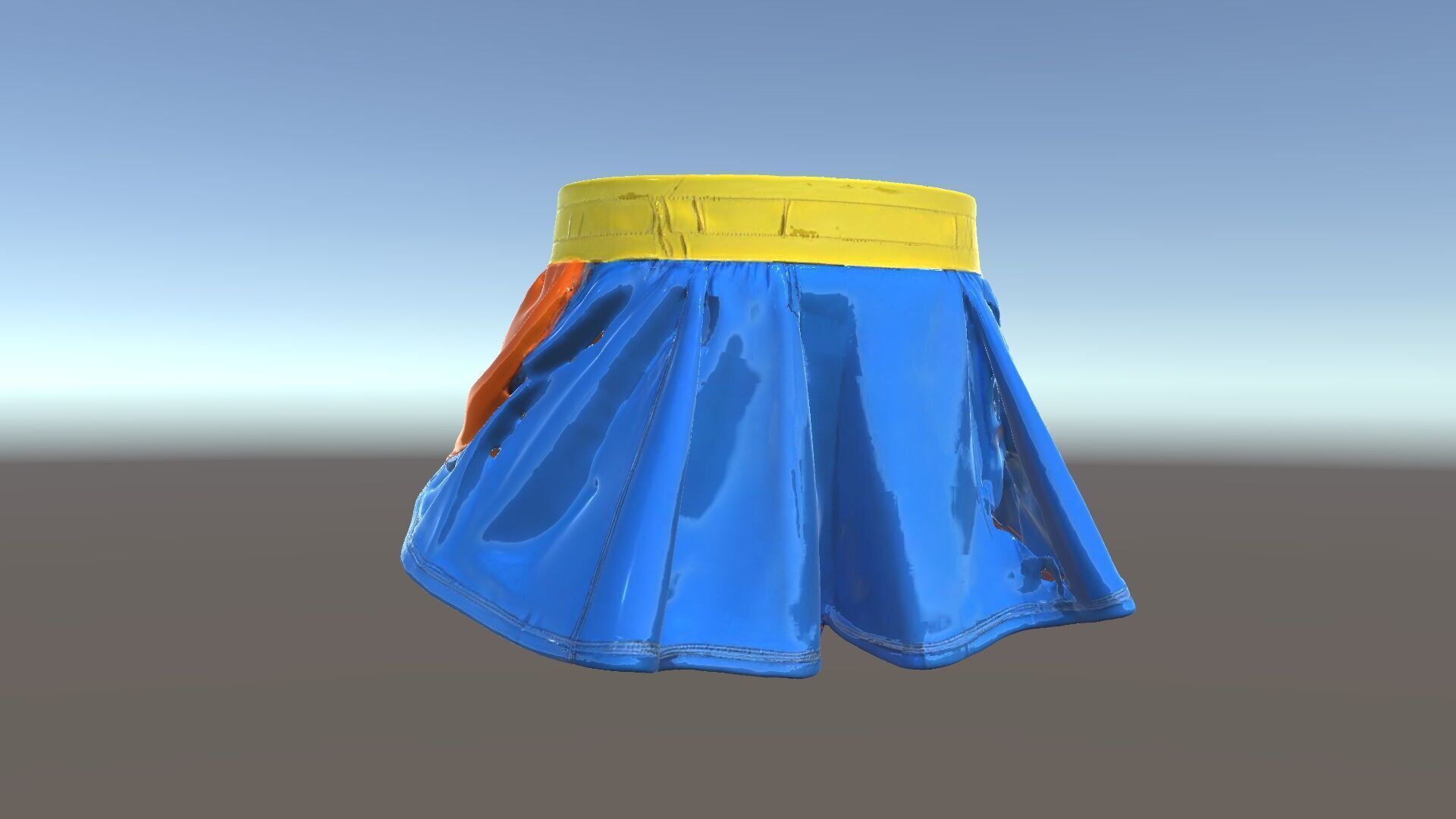 Colorful Skirt D Model Pack  Vibrant and Detailed Fashion Model Low-poly 3D model_5