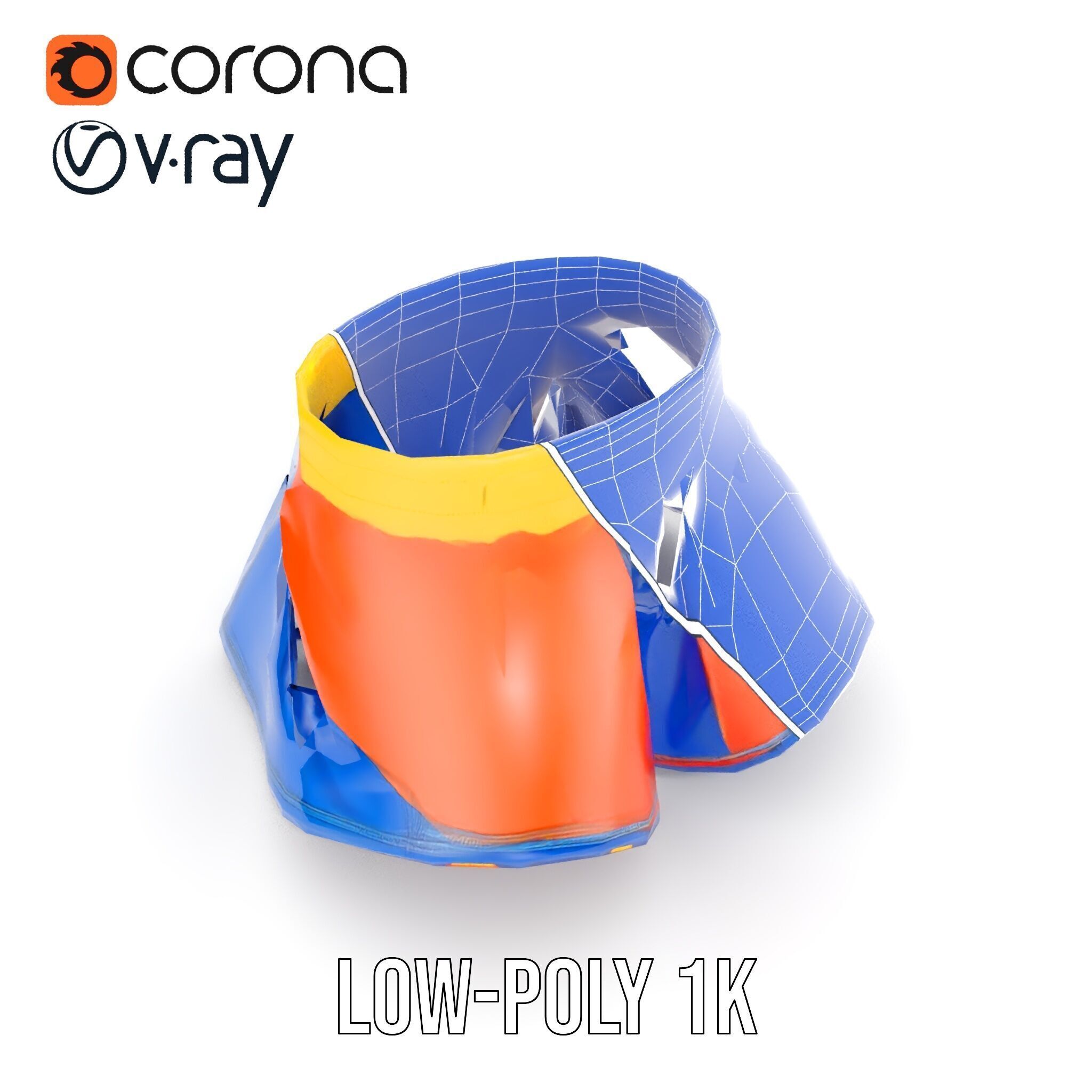 Colorful Skirt D Model Pack  Vibrant and Detailed Fashion Model Low-poly 3D model_24