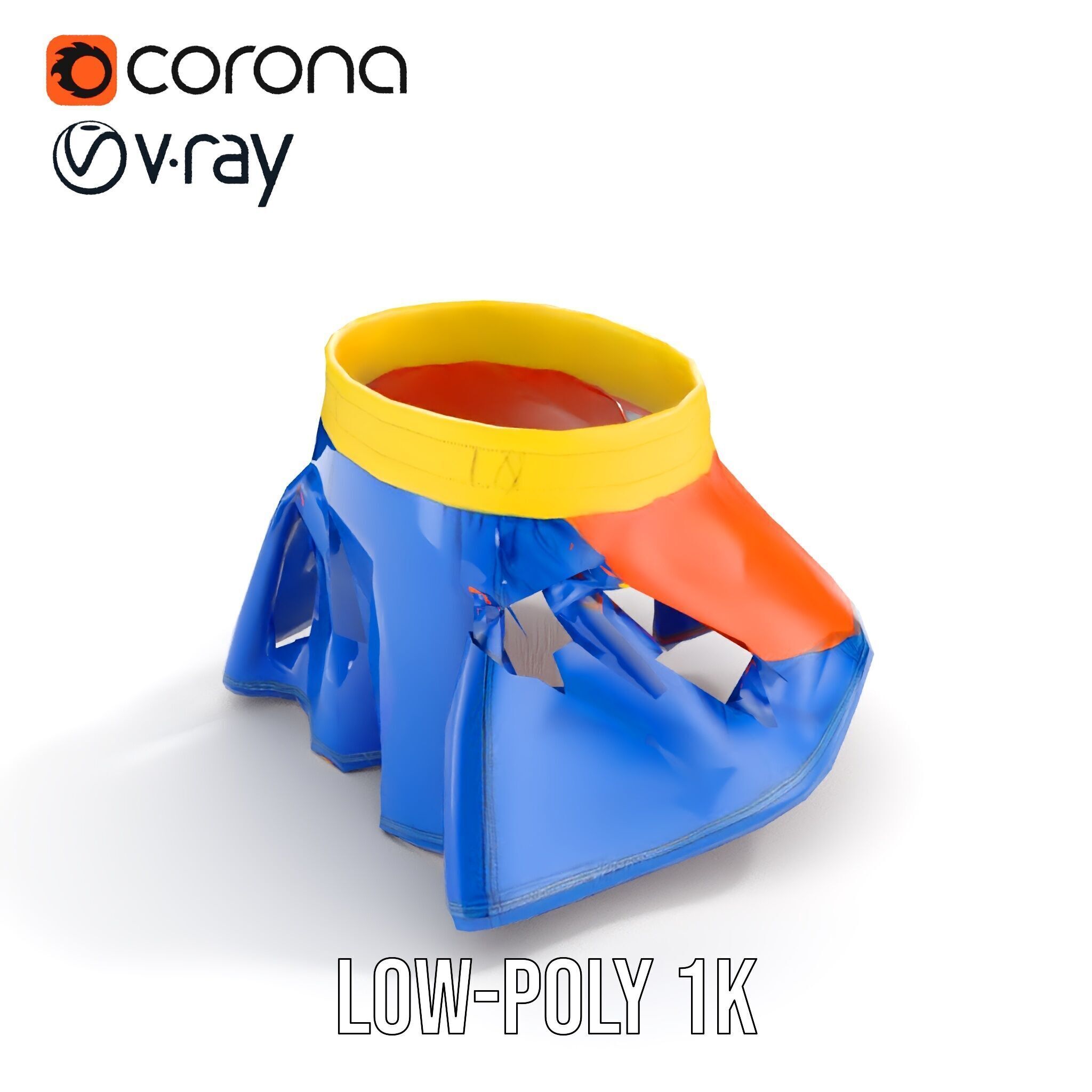 Colorful Skirt D Model Pack  Vibrant and Detailed Fashion Model Low-poly 3D model_13