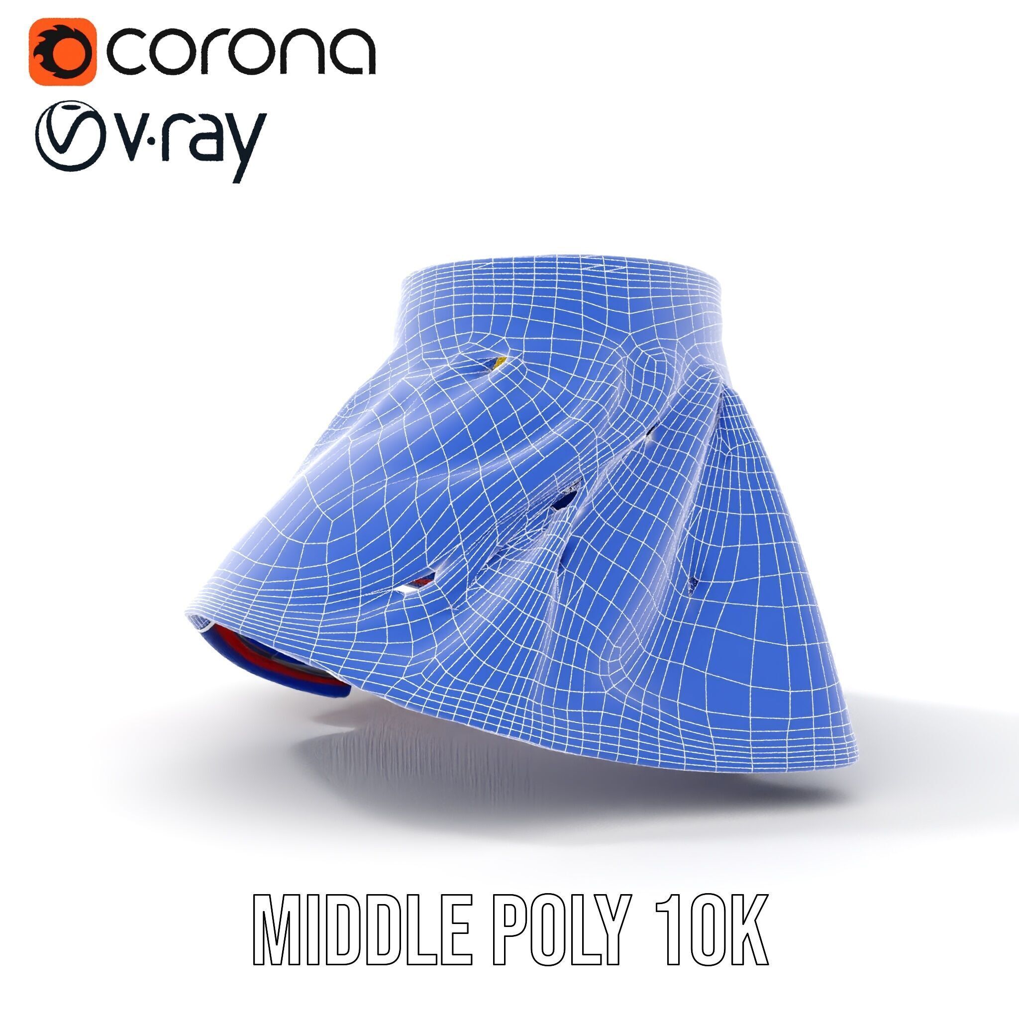 Colorful Skirt D Model Pack  Vibrant and Detailed Fashion Model Low-poly 3D model_31