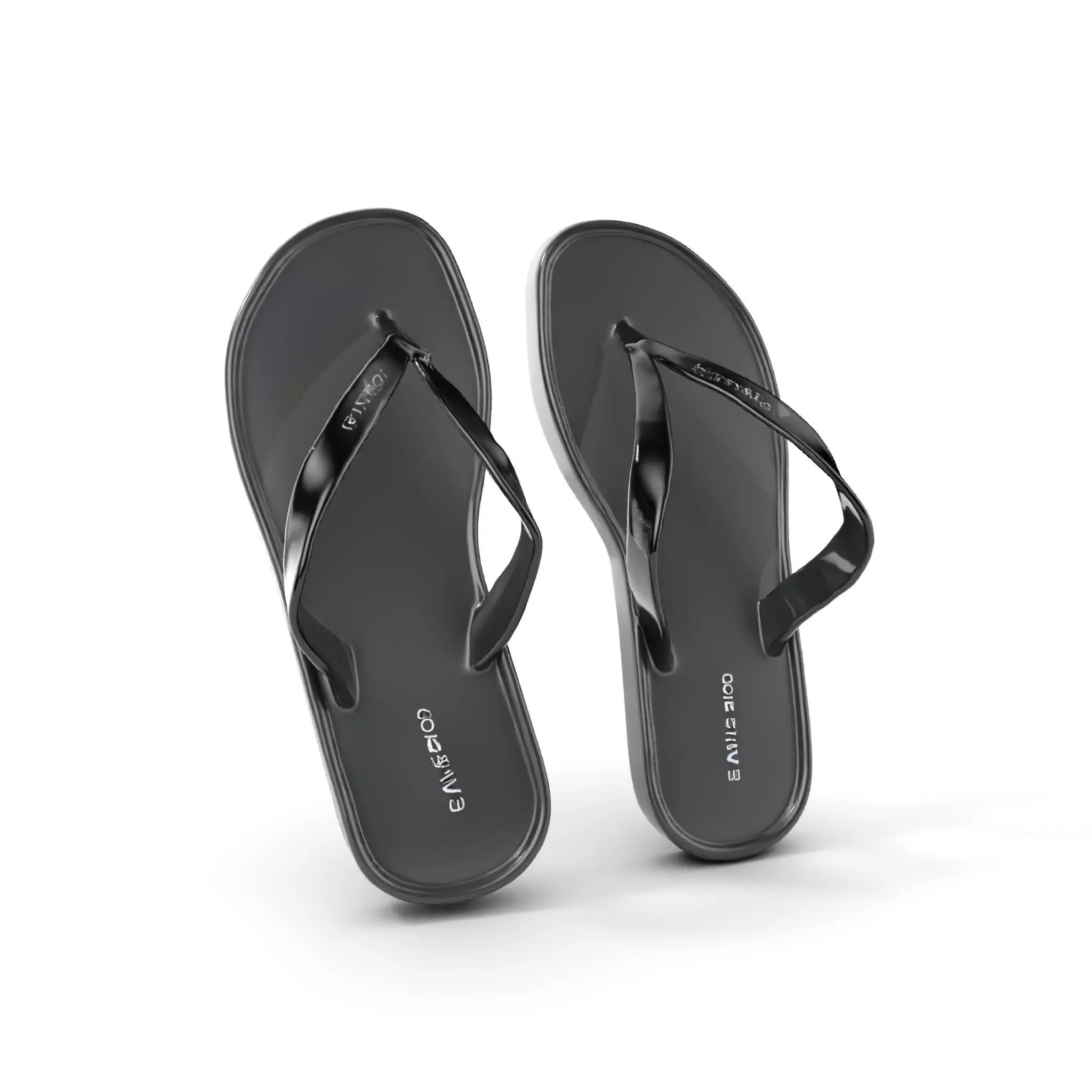 FlipFlop Sandals D Model Pack Low-poly 3D model_0