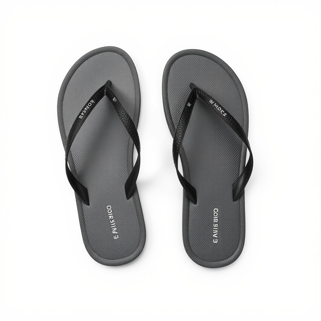 FlipFlop Sandals D Model Pack Low-poly 3D model_2