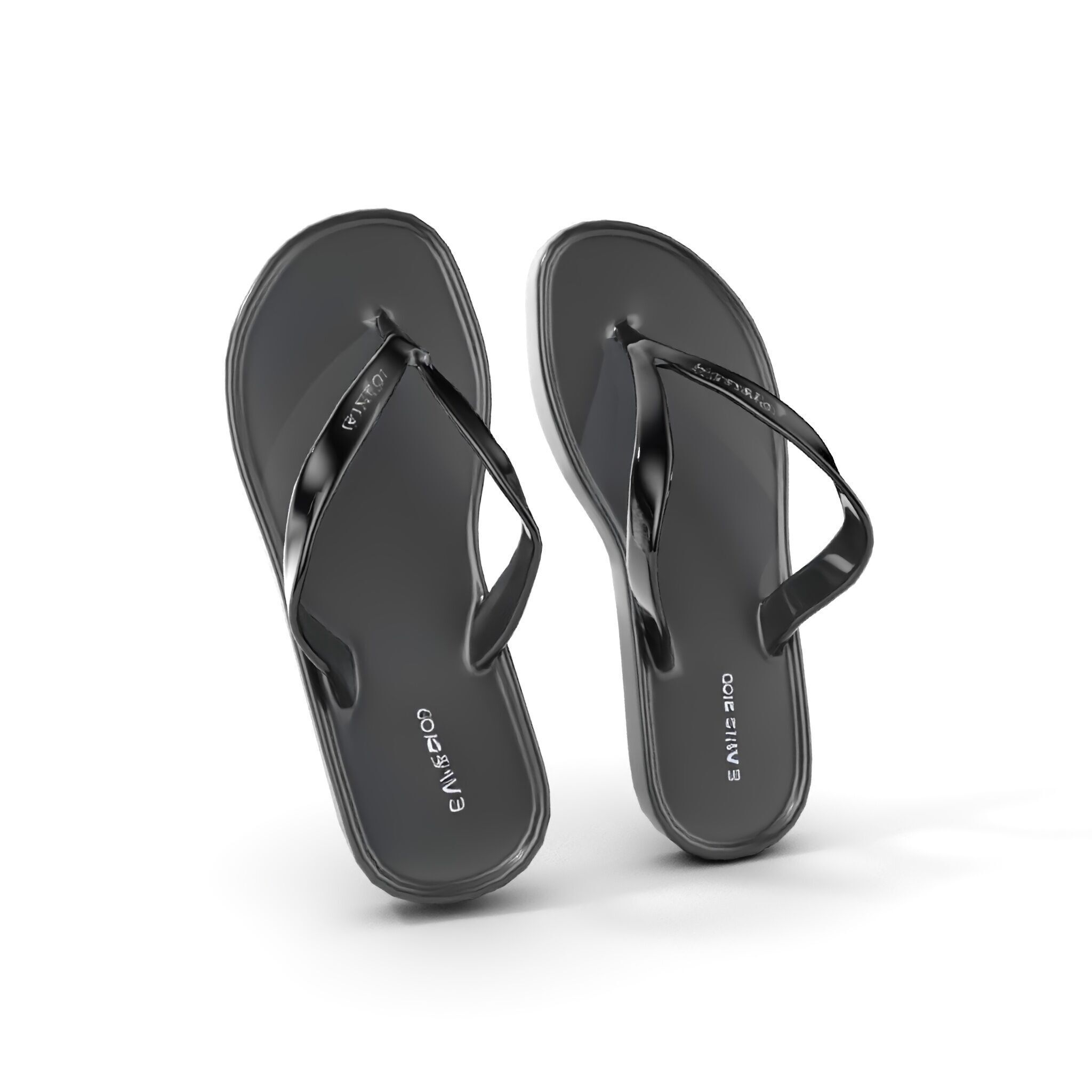 FlipFlop Sandals D Model Pack Low-poly 3D model_17