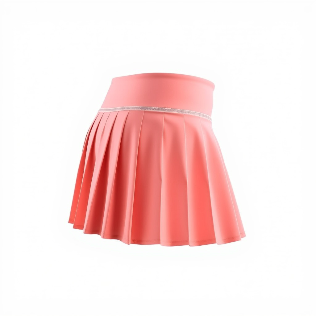 Pleated Skirt D Model Pack Low-poly 3D model_2