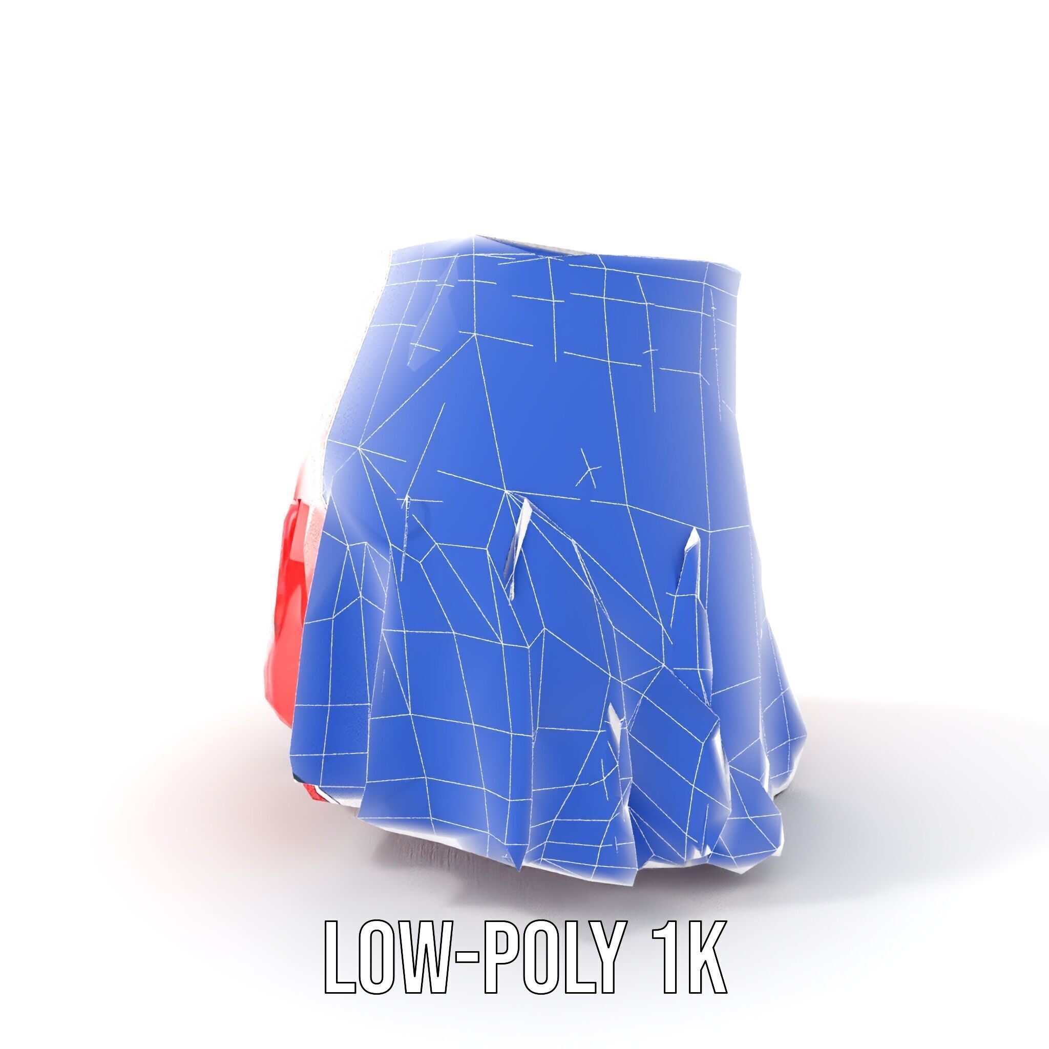 Pleated Skirt D Model Pack Low-poly 3D model_26