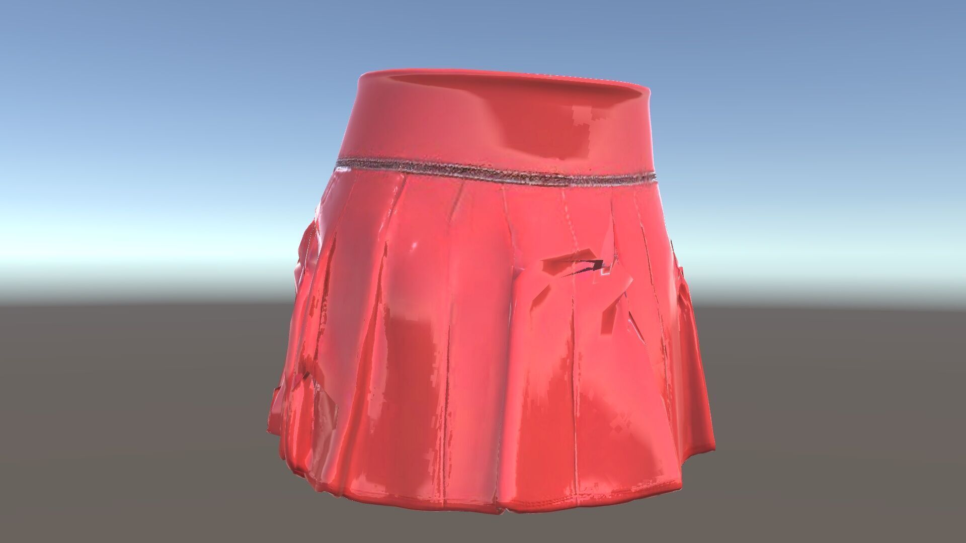 Pleated Skirt D Model Pack Low-poly 3D model_33