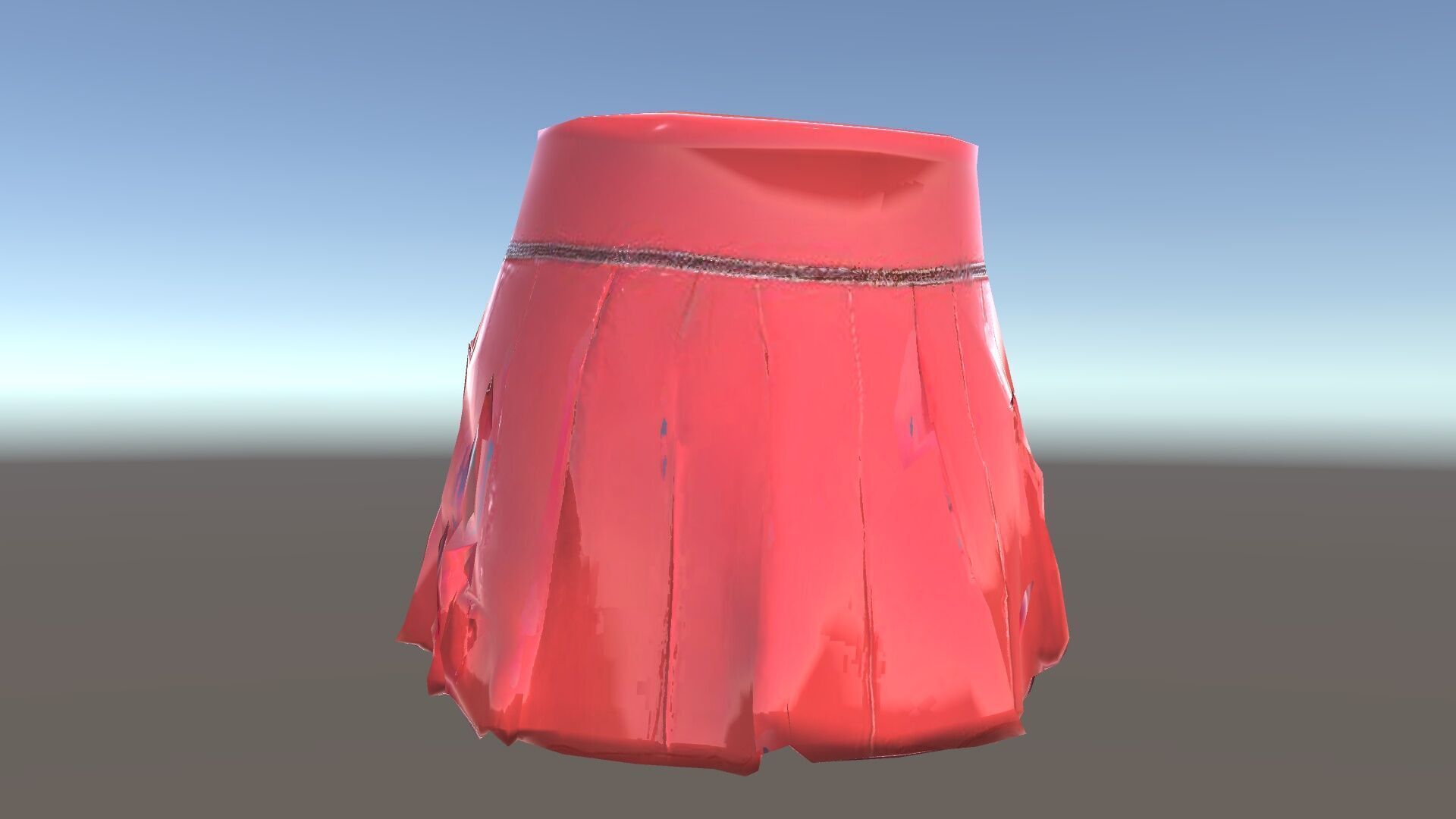 Pleated Skirt D Model Pack Low-poly 3D model_34