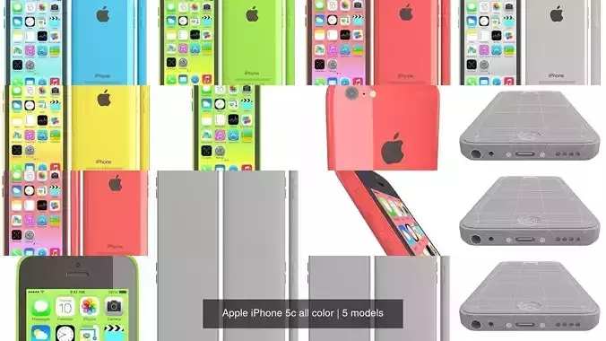 Apple iPhone 5c all color
