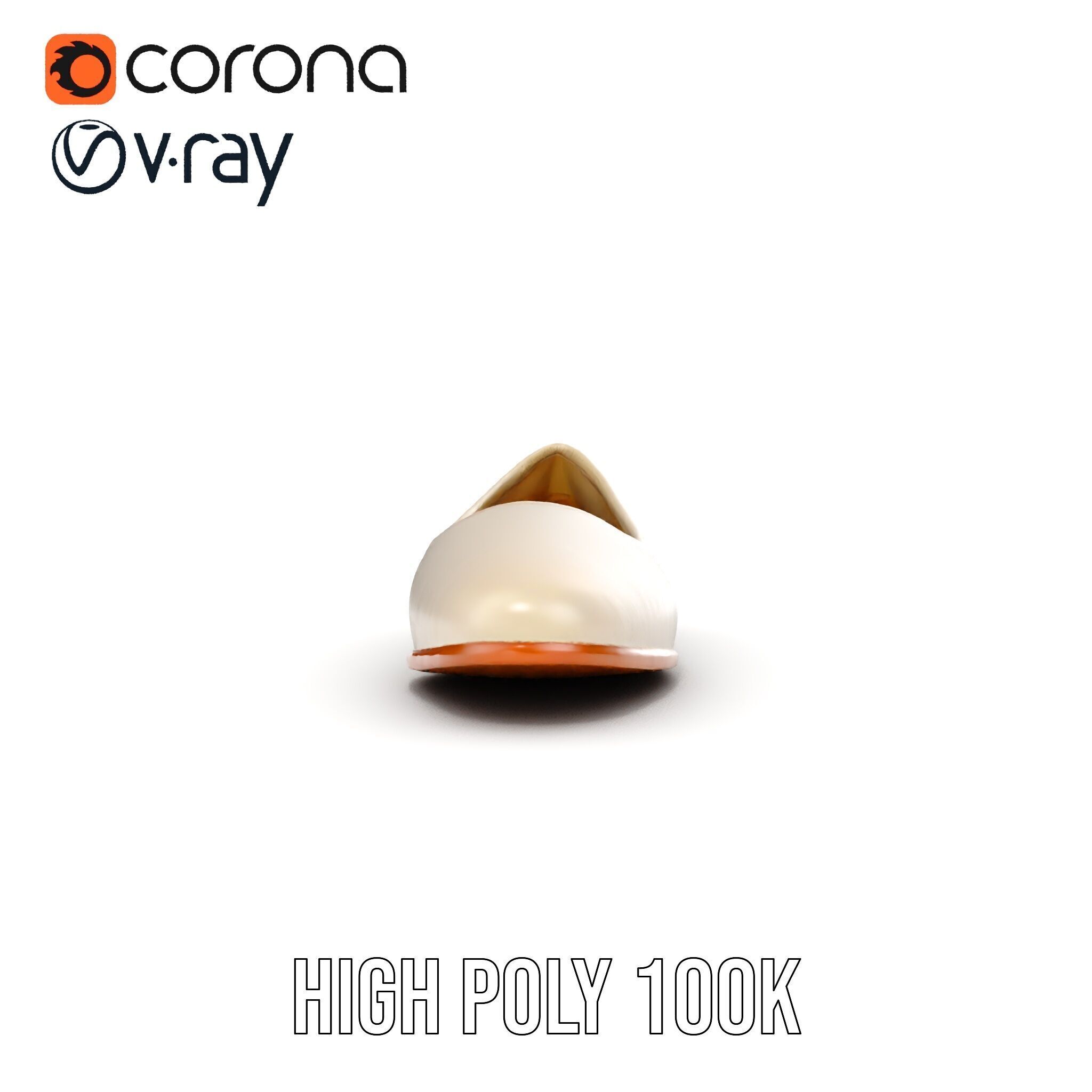 Elegant Casual Shoe Model Pack Low-poly 3D model_21