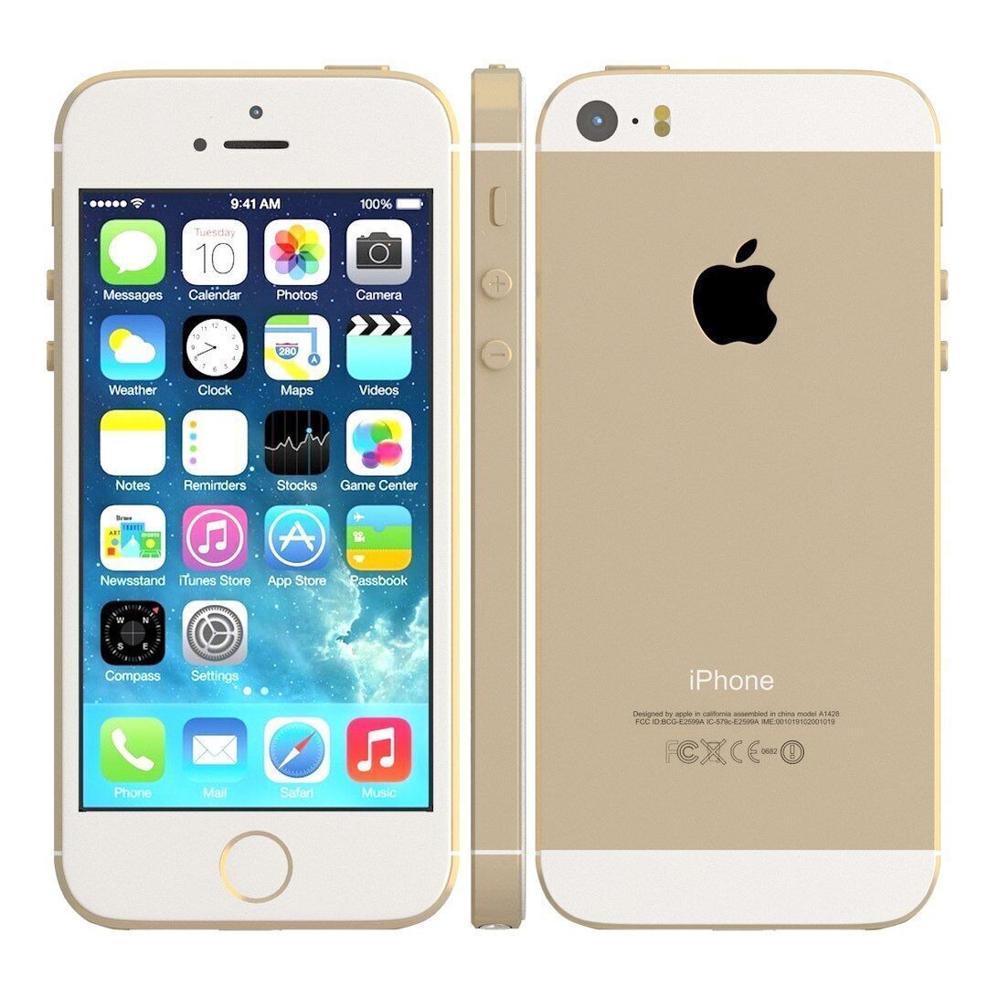 Apple iPhone 5s Gold 3D model_1