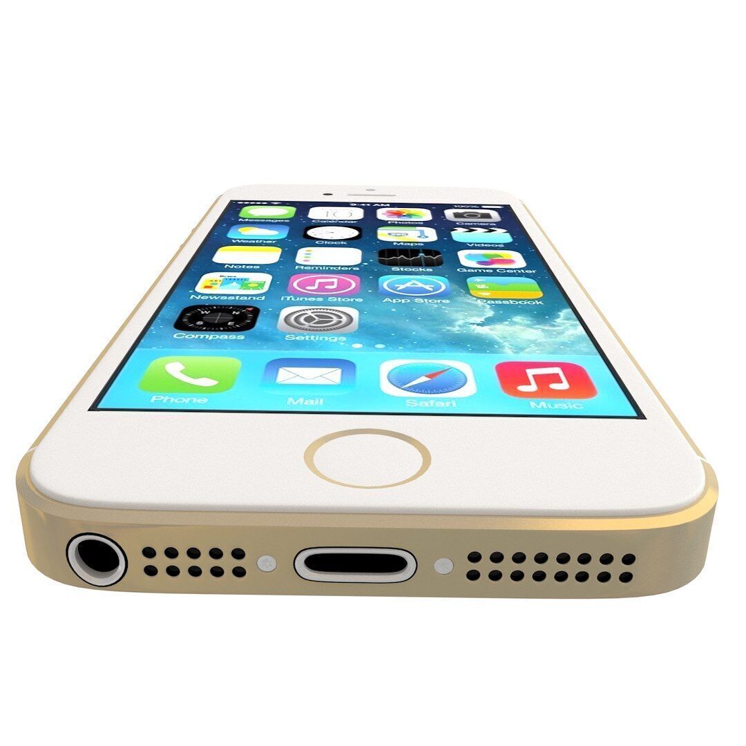 Apple iPhone 5s Gold 3D model_6