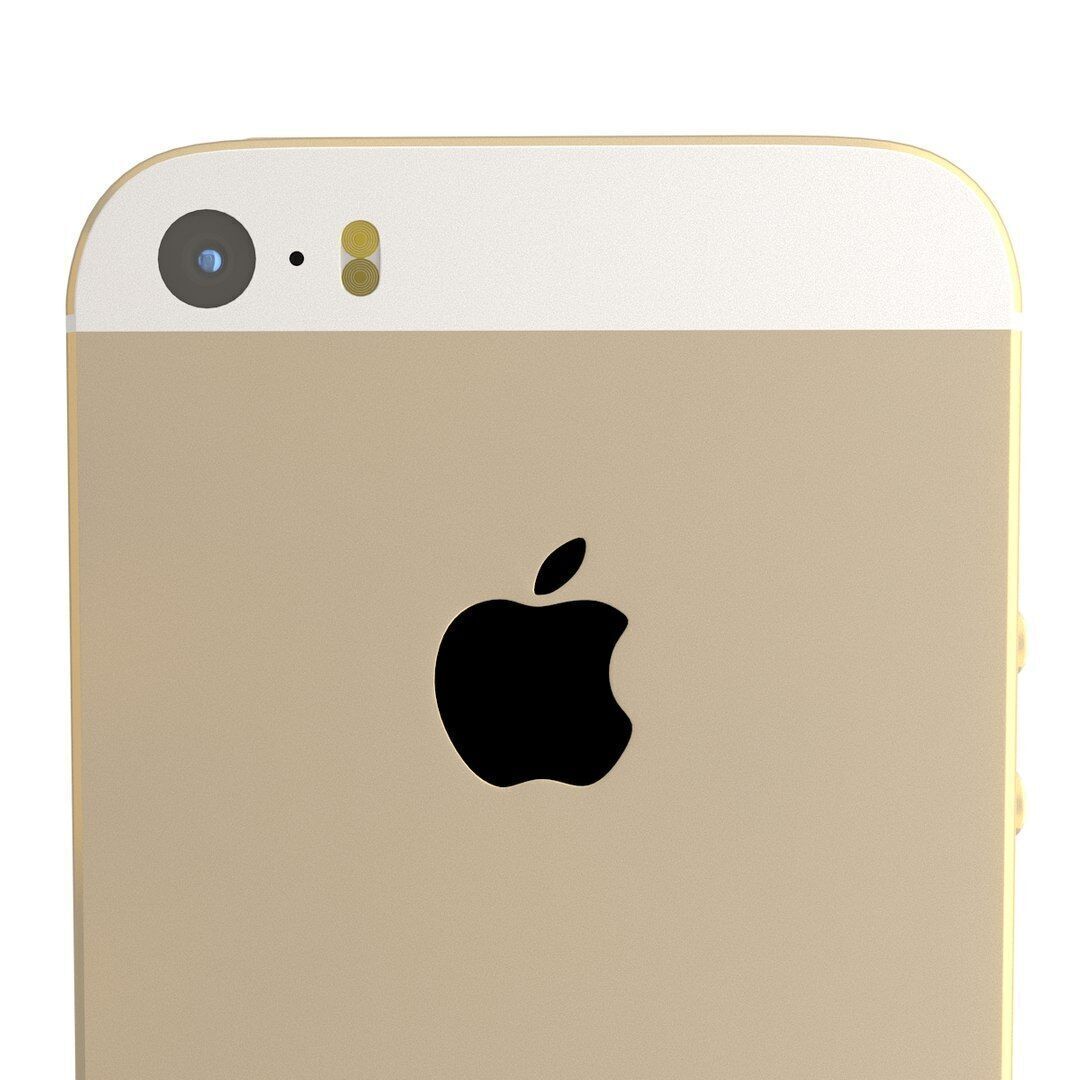 Apple iPhone 5s Gold 3D model_4
