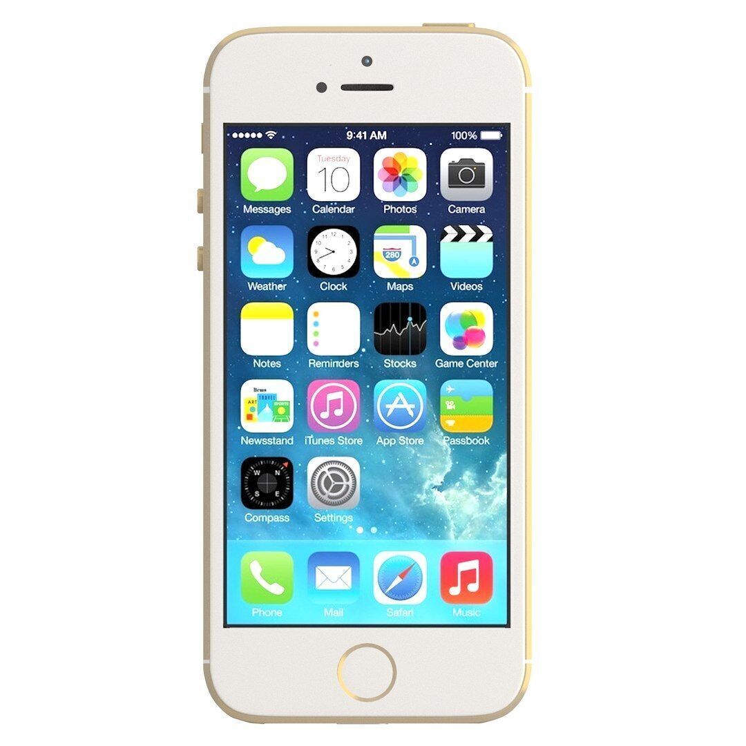 Apple iPhone 5s Gold 3D model_2