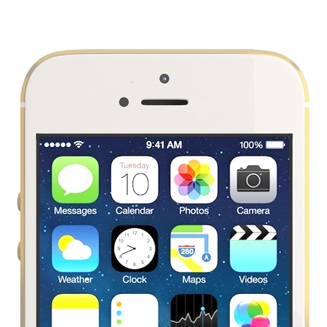 Apple iPhone 5s Gold 3D model_3