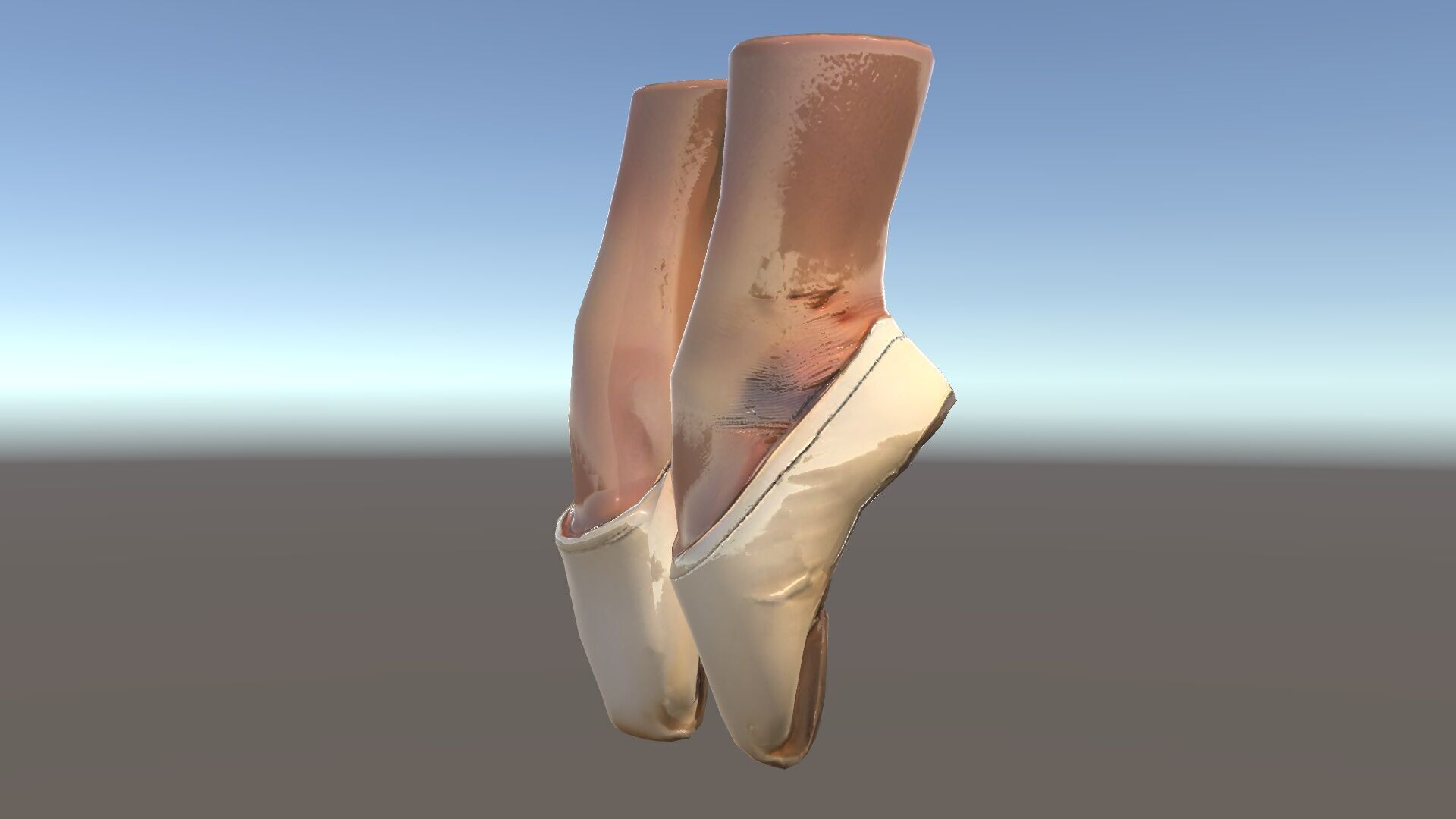 Ballet Pointe Shoes D model pack Low-poly 3D model_34