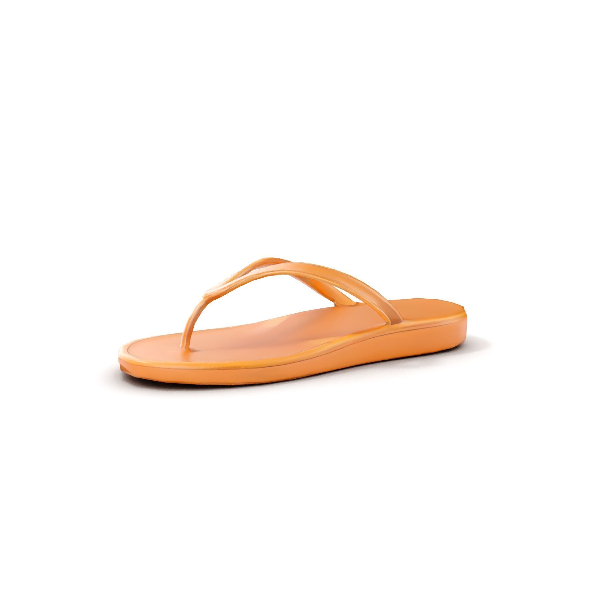 Stylish FlipFlop Sandal D Model Pack Low-poly 3D model_10