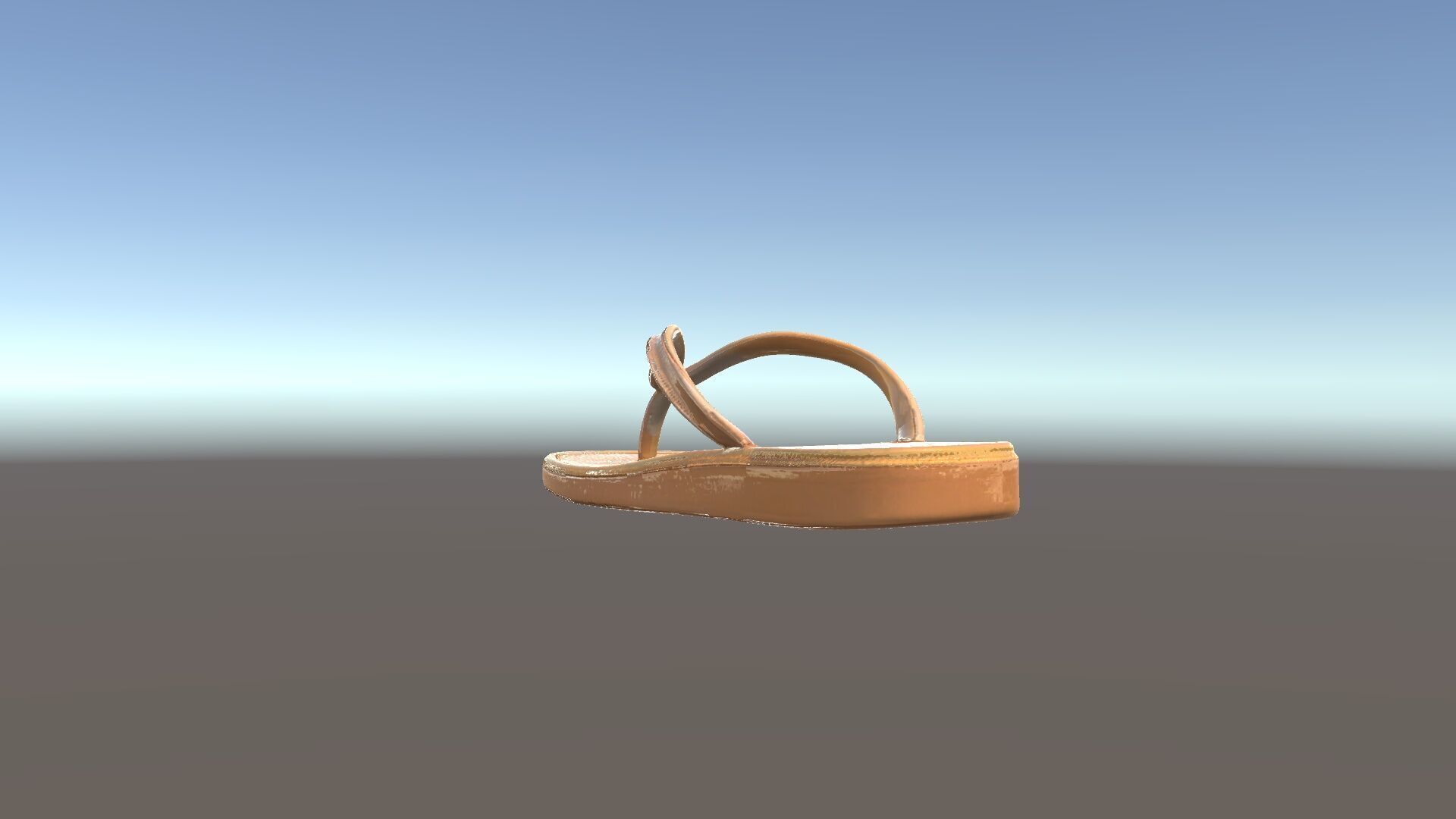 Stylish FlipFlop Sandal D Model Pack Low-poly 3D model_5