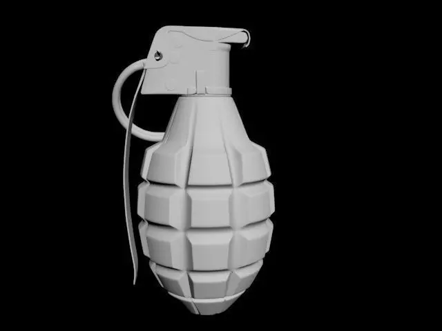 Pinapple bomb 3D model_0