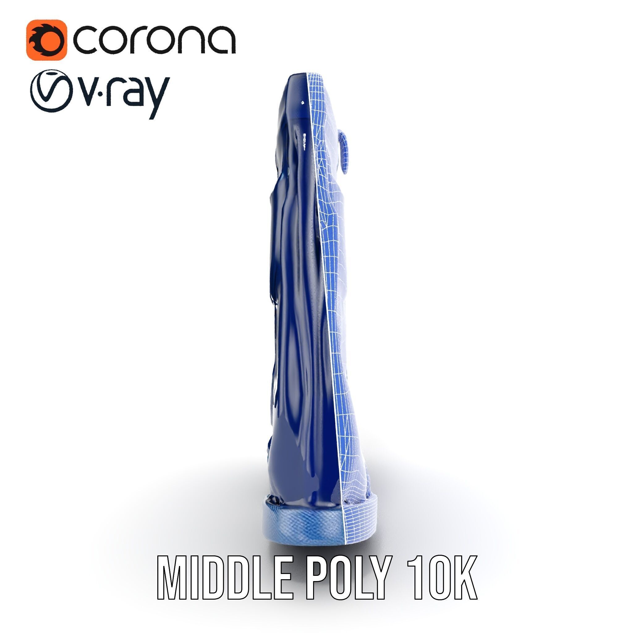 Denim Shorts Model Pack Low-poly 3D model_28