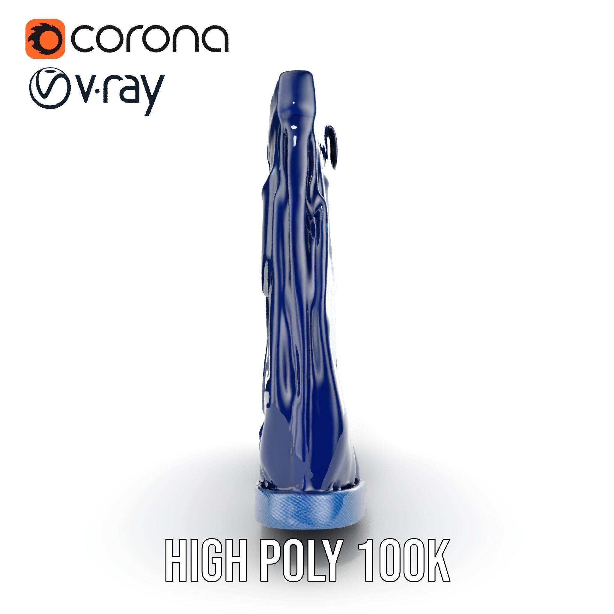 Denim Shorts Model Pack Low-poly 3D model_22