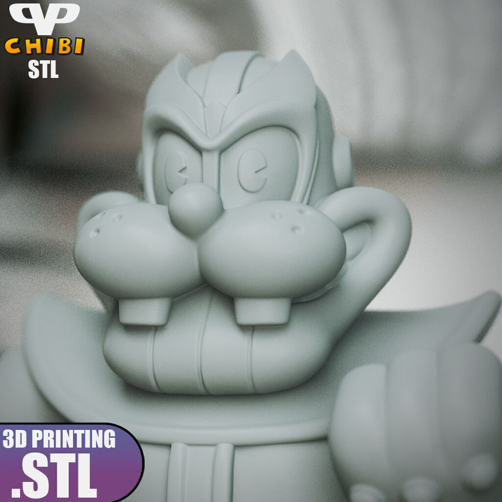Goofy Thanos Chibi STL for 3D Printing ChibiSTL 3DXM 3D print model_4