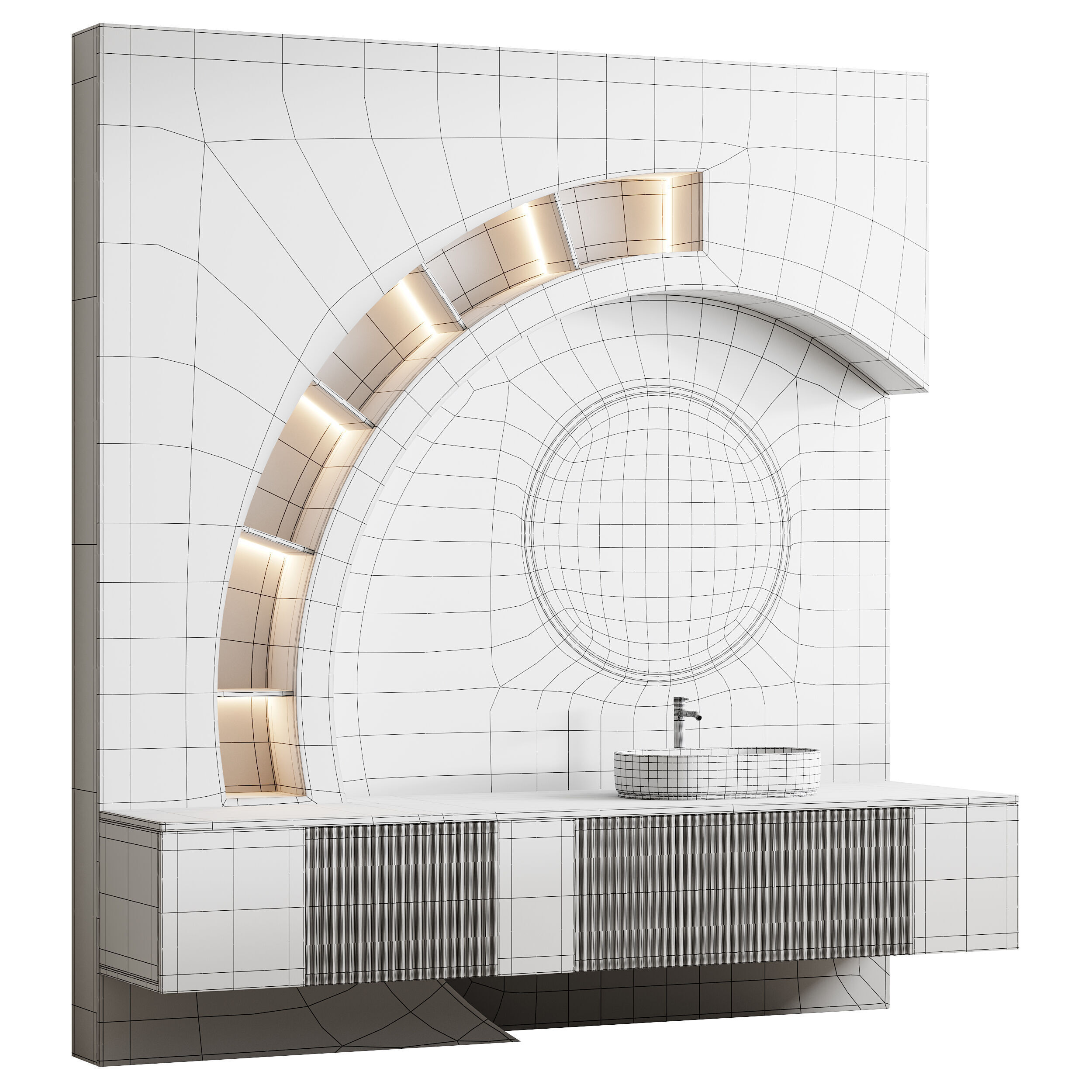 Bathroom furniture 4 3D model_13