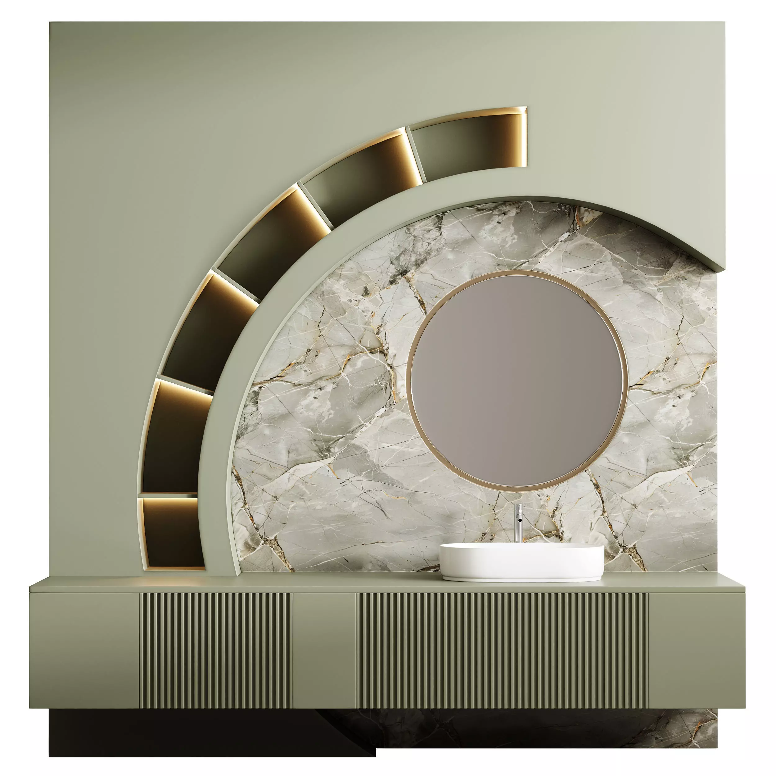 Bathroom furniture 4 3D model_0