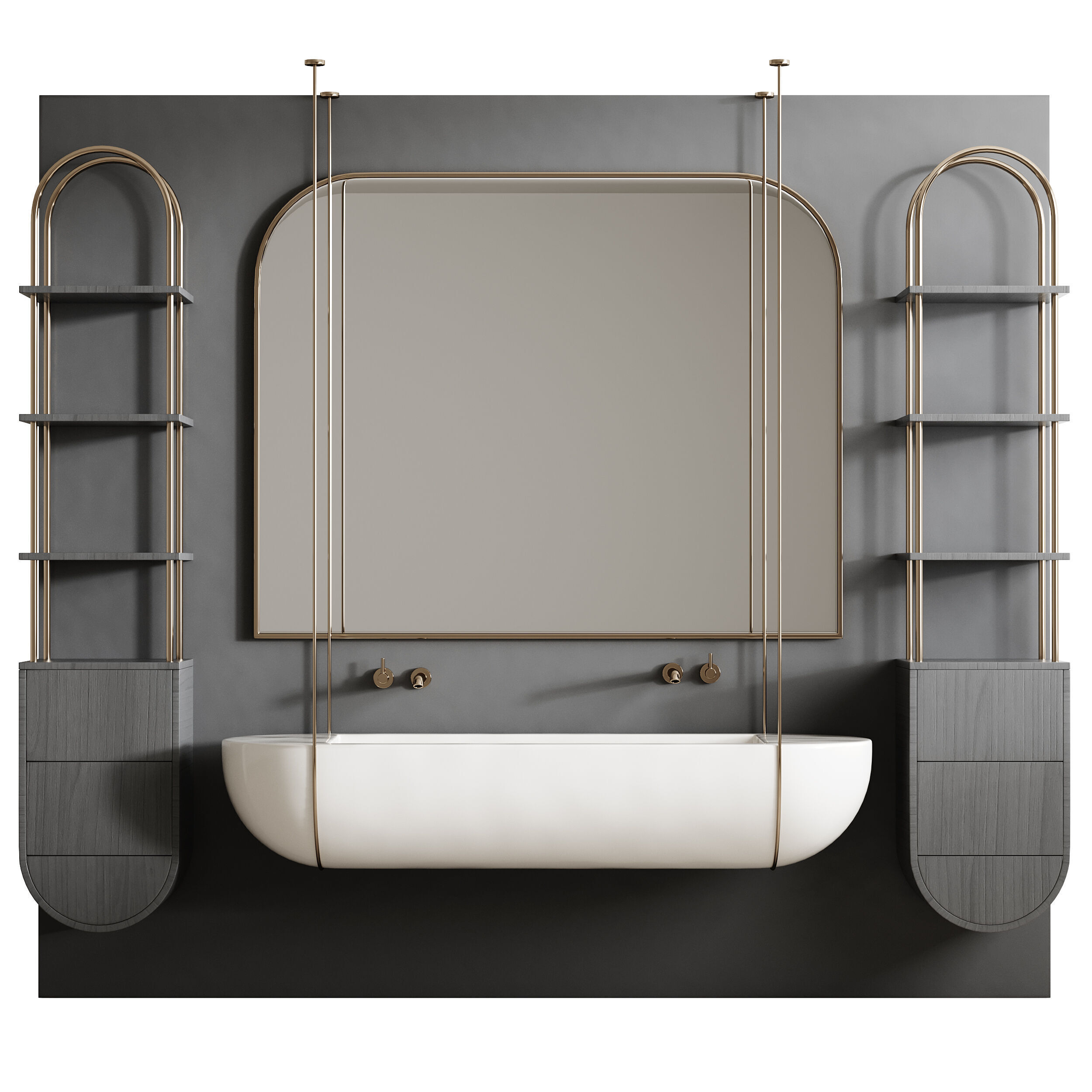 Bathroom furniture 5 3D model_5