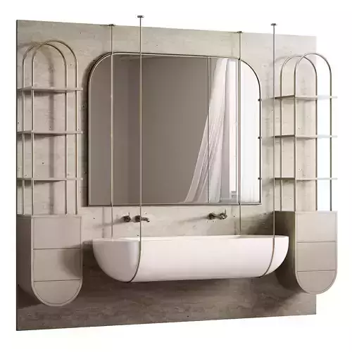 Bathroom furniture 5 3D model
