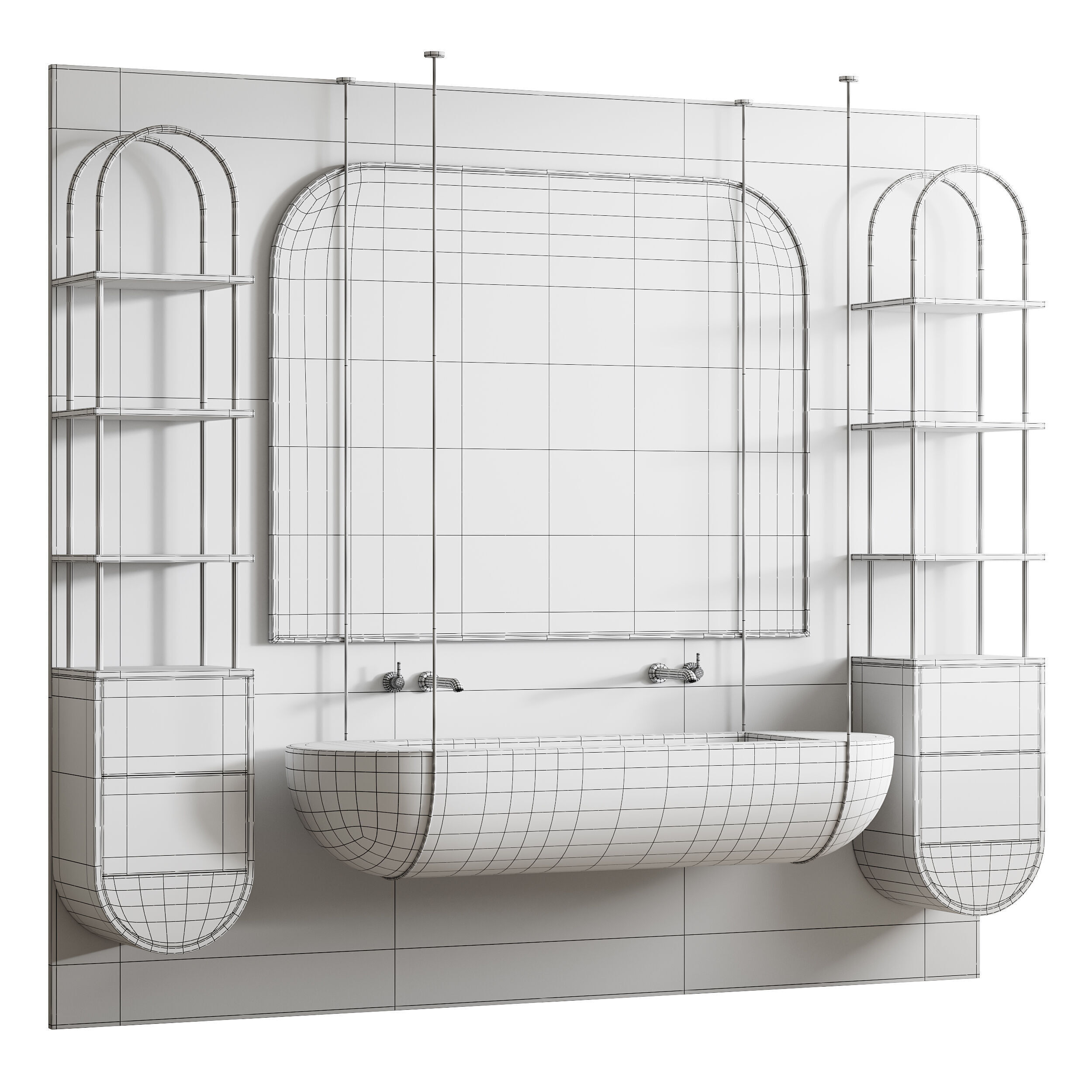Bathroom furniture 5 3D model_13