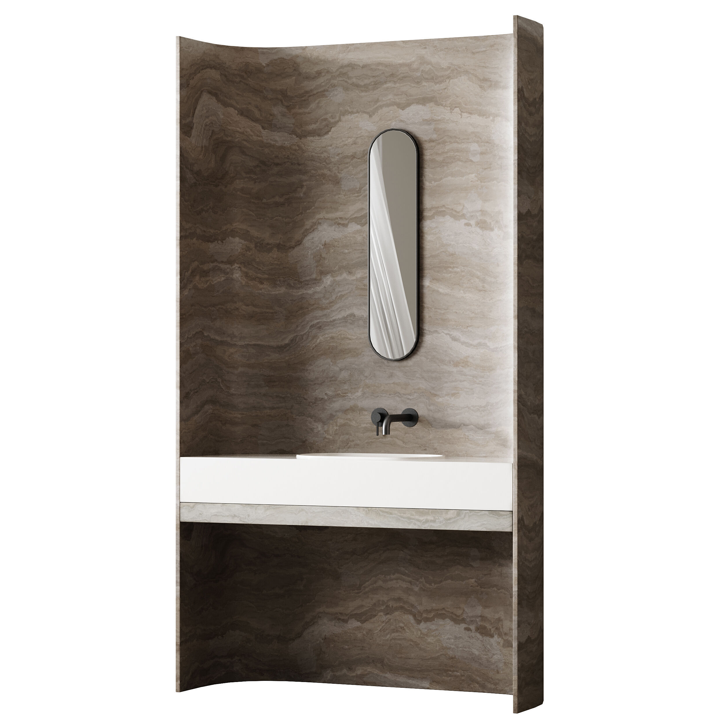 Bathroom furniture 6 3D model_8