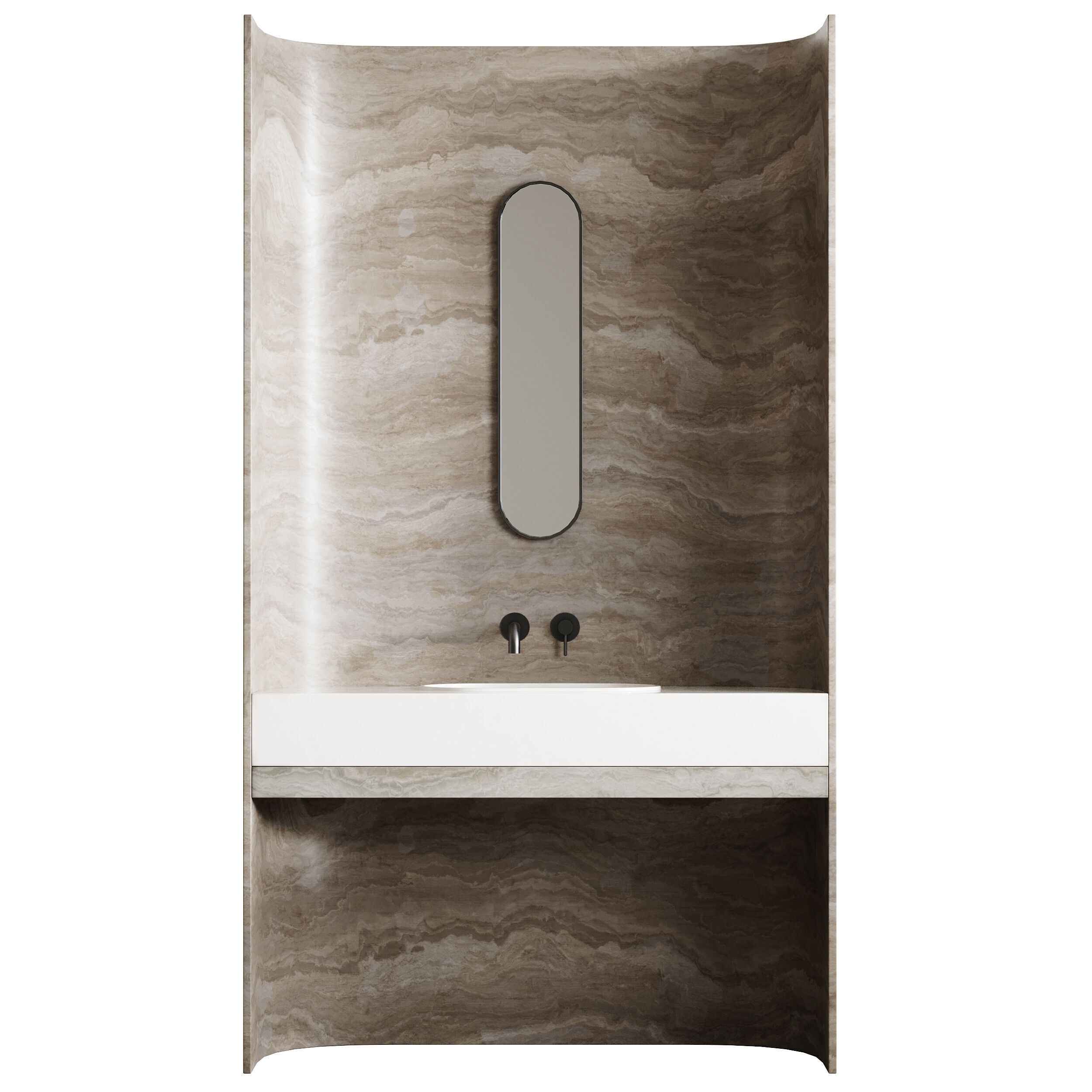 Bathroom furniture 6 3D model_10