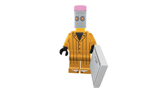 3D-print-Minifigure - 71017-12 Eraser 3D print model