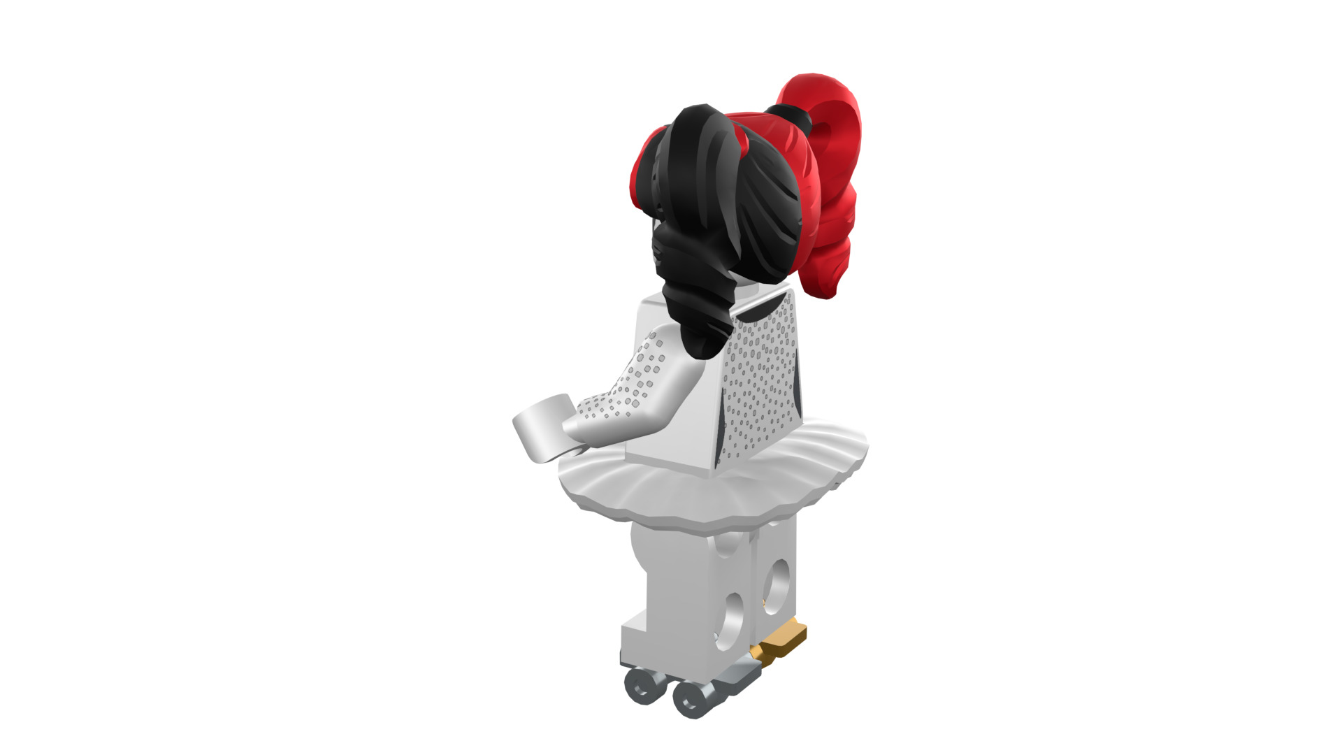 3D-print-Minifigure - 71020-1 Friends are Family Harley Quinn 3D print model_34