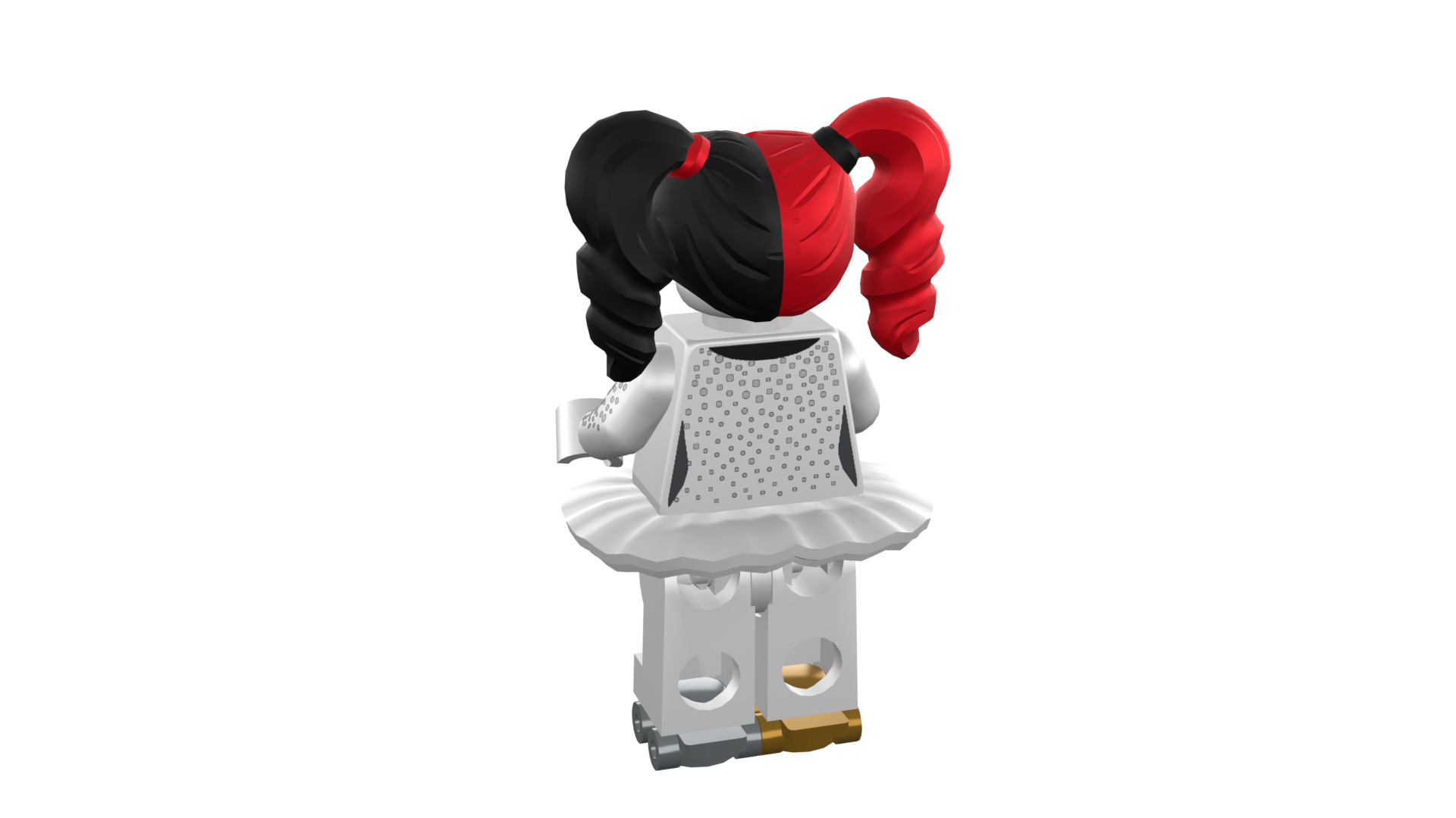 3D-print-Minifigure - 71020-1 Friends are Family Harley Quinn 3D print model_29