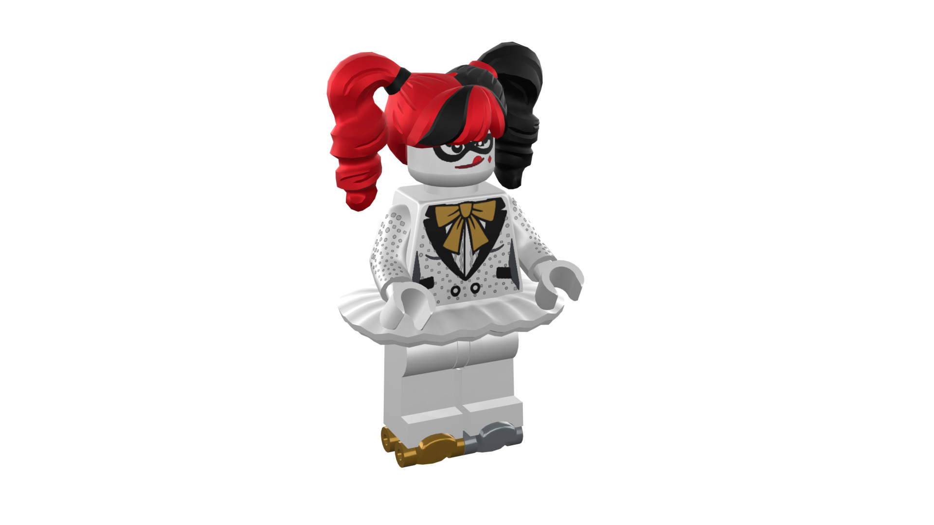 3D-print-Minifigure - 71020-1 Friends are Family Harley Quinn 3D print model_8